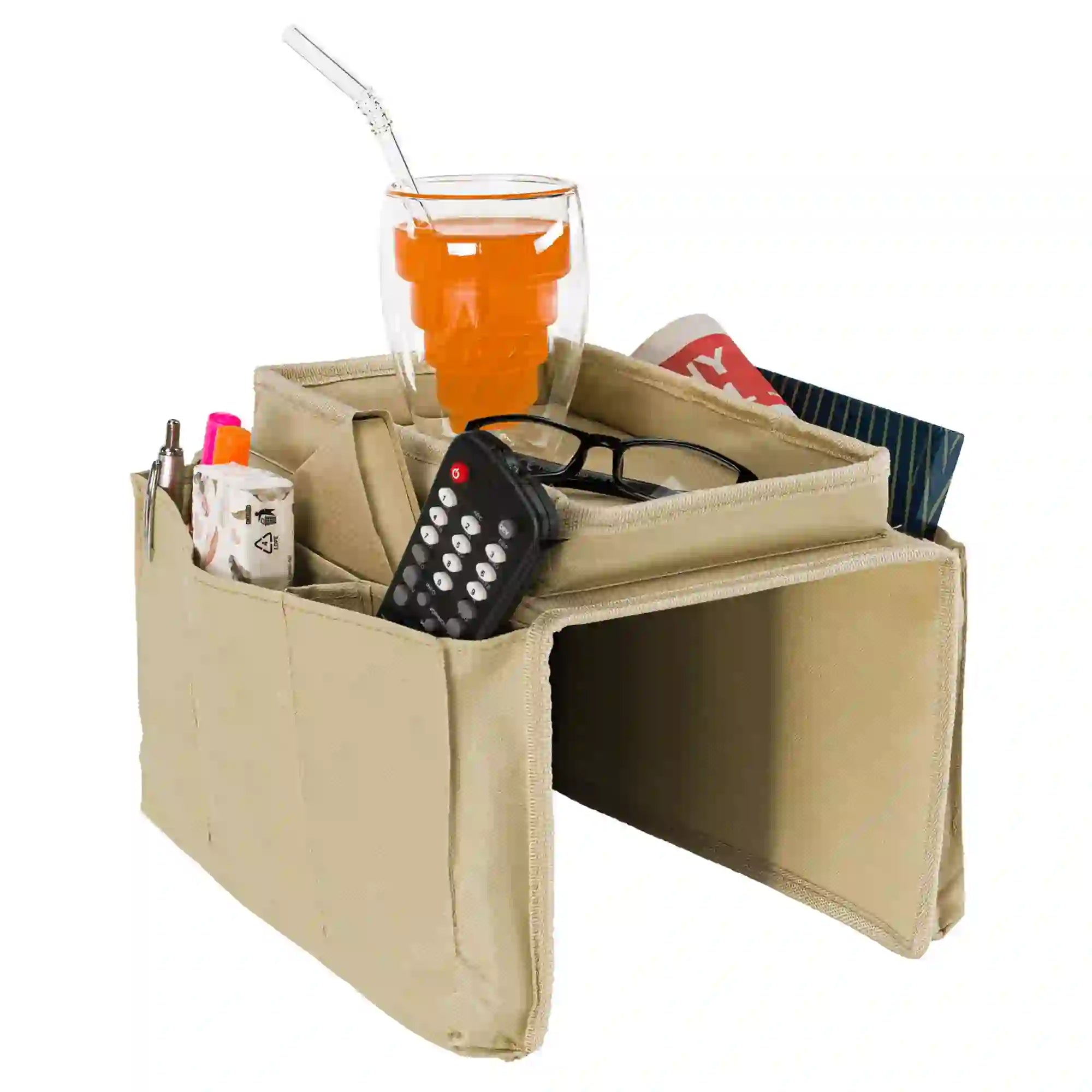 Organizator IPRES, bej, poliester, 53x31 cm