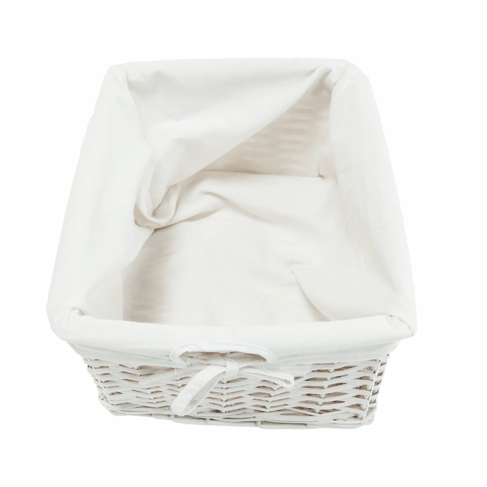 Organizator RAFAELLO 9, alb, material textil/lemn, 94x37x76 cm