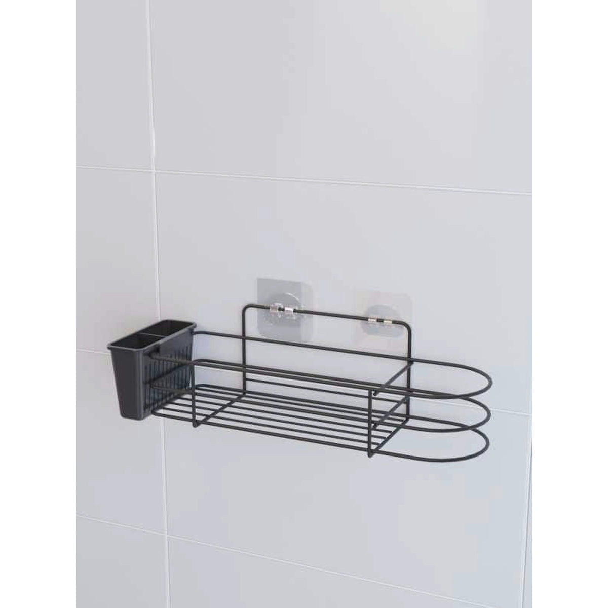 Organizator SY302K, negru, metal, 36x9x12 cm