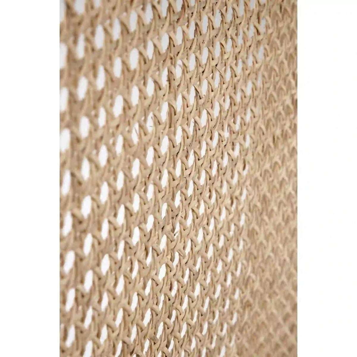 Scaun de gradina FODEN 2, stejar deschis, ratan natural/lemn, 65x82x74 cm