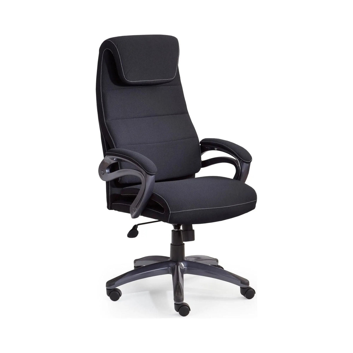Scaun birou SIDNEY, negru, stofa, 65x70x117/125 cm