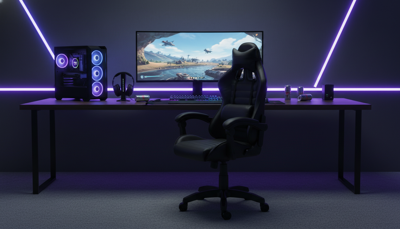 Scaun gaming X-PLAY, negru, piele ecologica, 64x65x123/132 cm