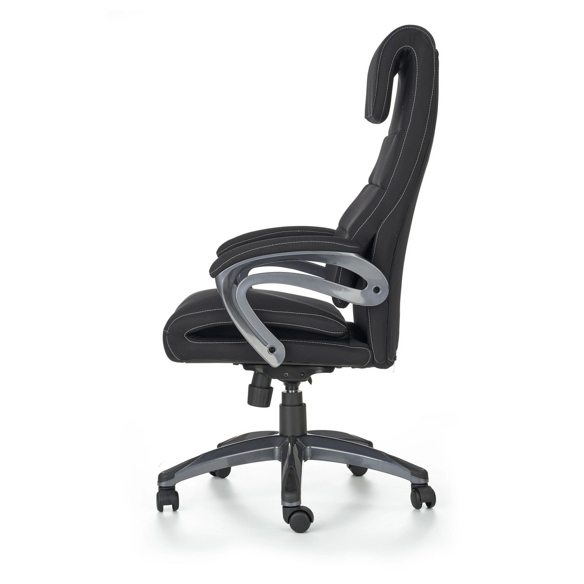 Scaun birou SIDNEY, negru, stofa, 65x70x117/125 cm