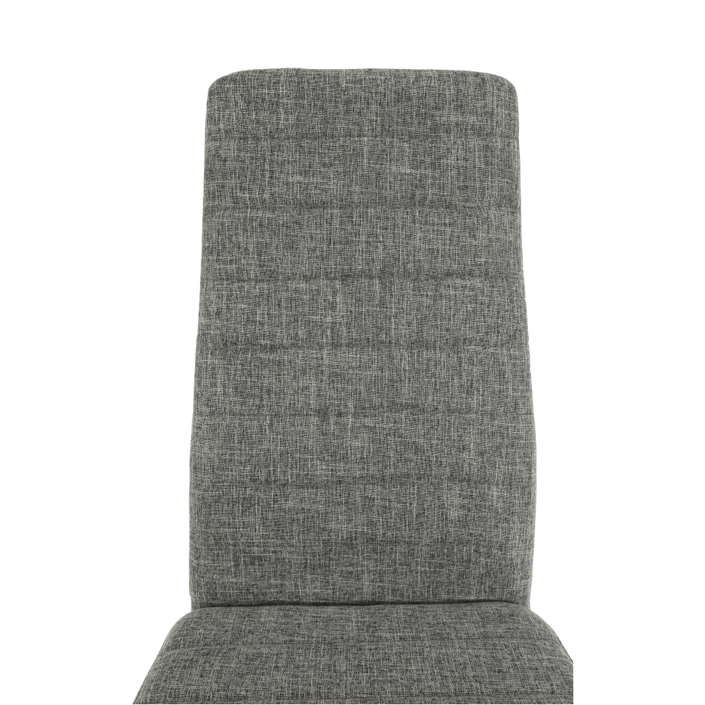 Scaun COLETA NOVA, gri deschis/fag, textil/metal, 41x49x96 cm