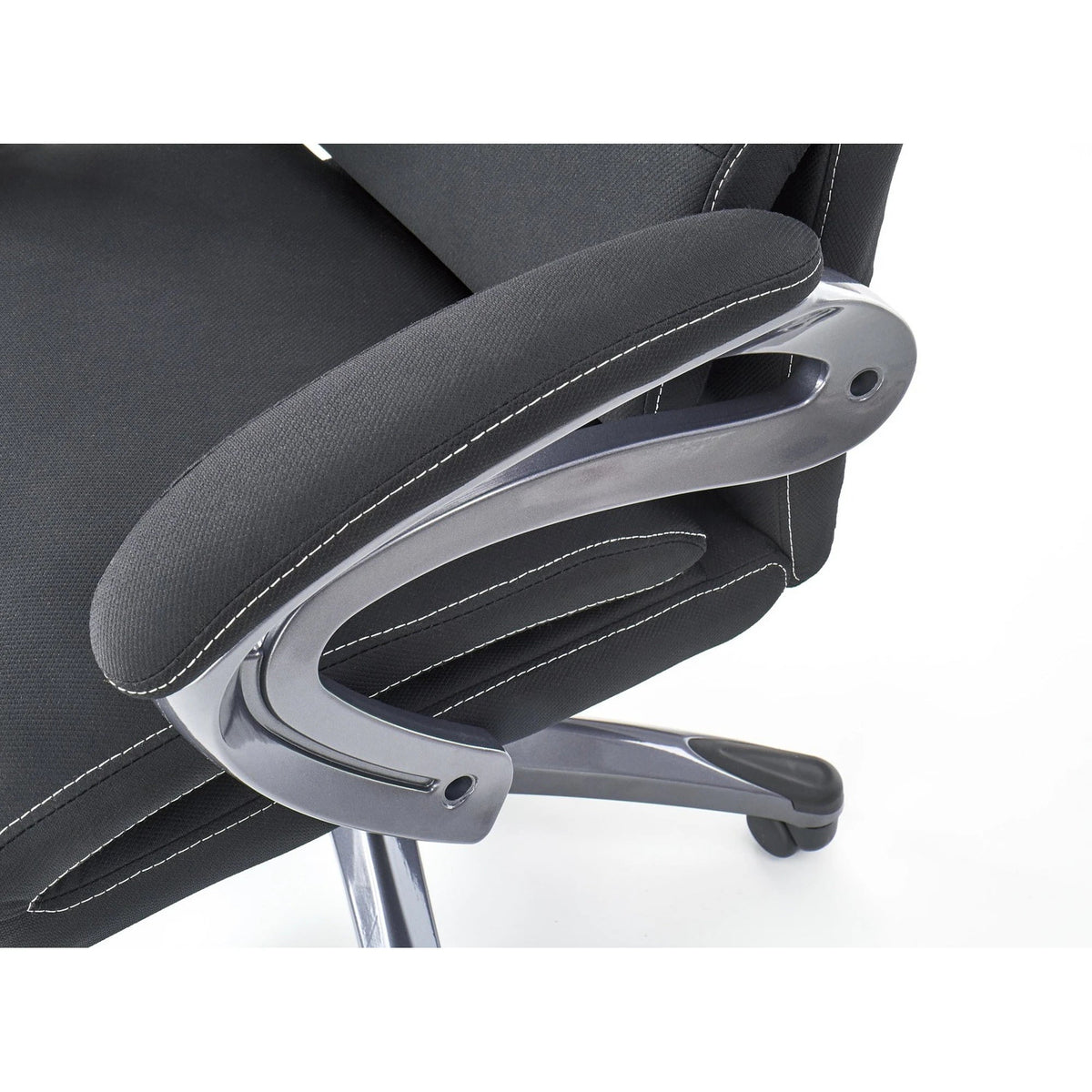 Scaun birou SIDNEY, negru, stofa, 65x70x117/125 cm