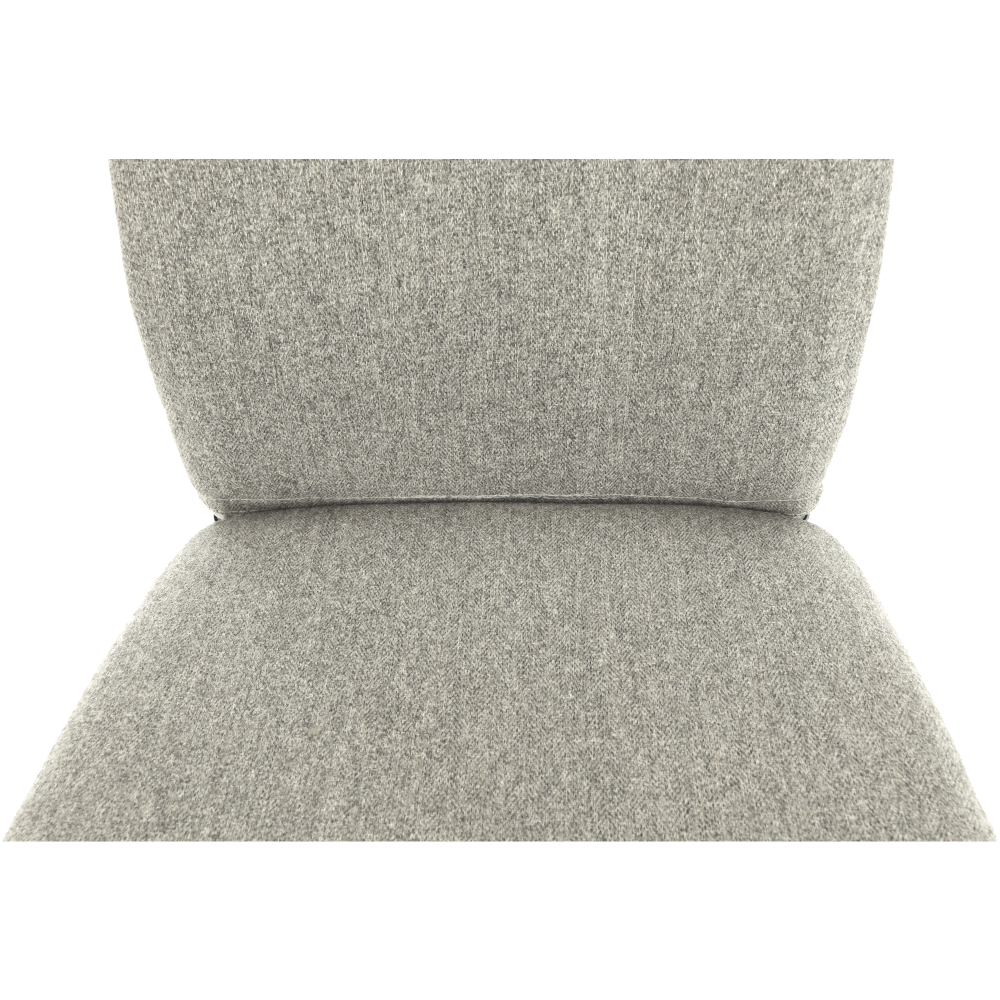 Scaun bucatarie OLIVA NEW, bej/crom, textil/metal, 42x52x97 cm
