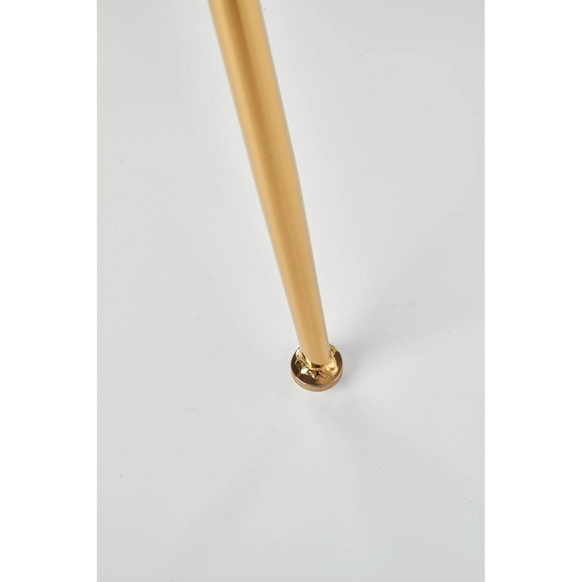 Scaun tapitat K381, gri/auriu, stofa catifelata/metal, 48x58x88 cm