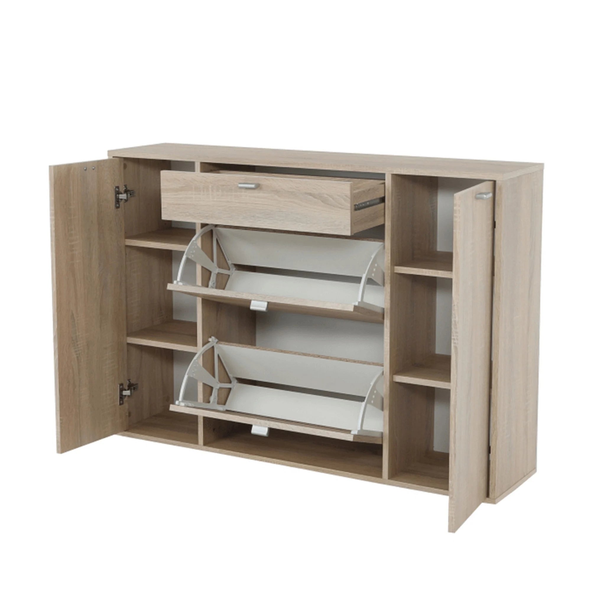 Pantofar ANABELA, stejar sonoma, PAL melaminat, 120x28x85 cm