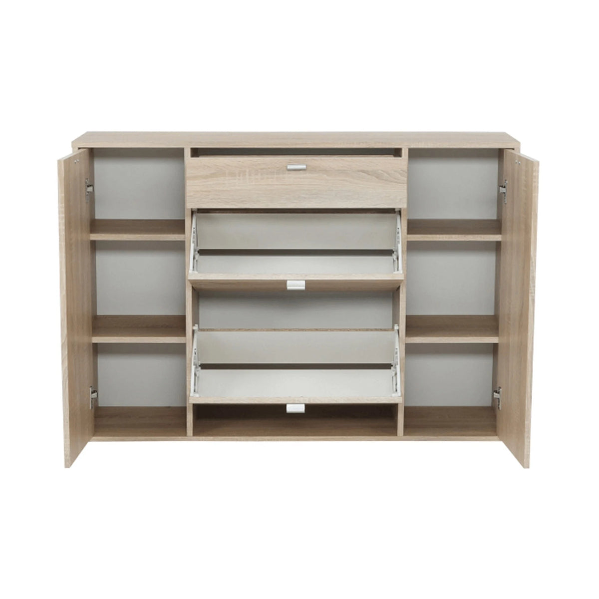 Pantofar ANABELA, stejar sonoma, PAL melaminat, 120x28x85 cm