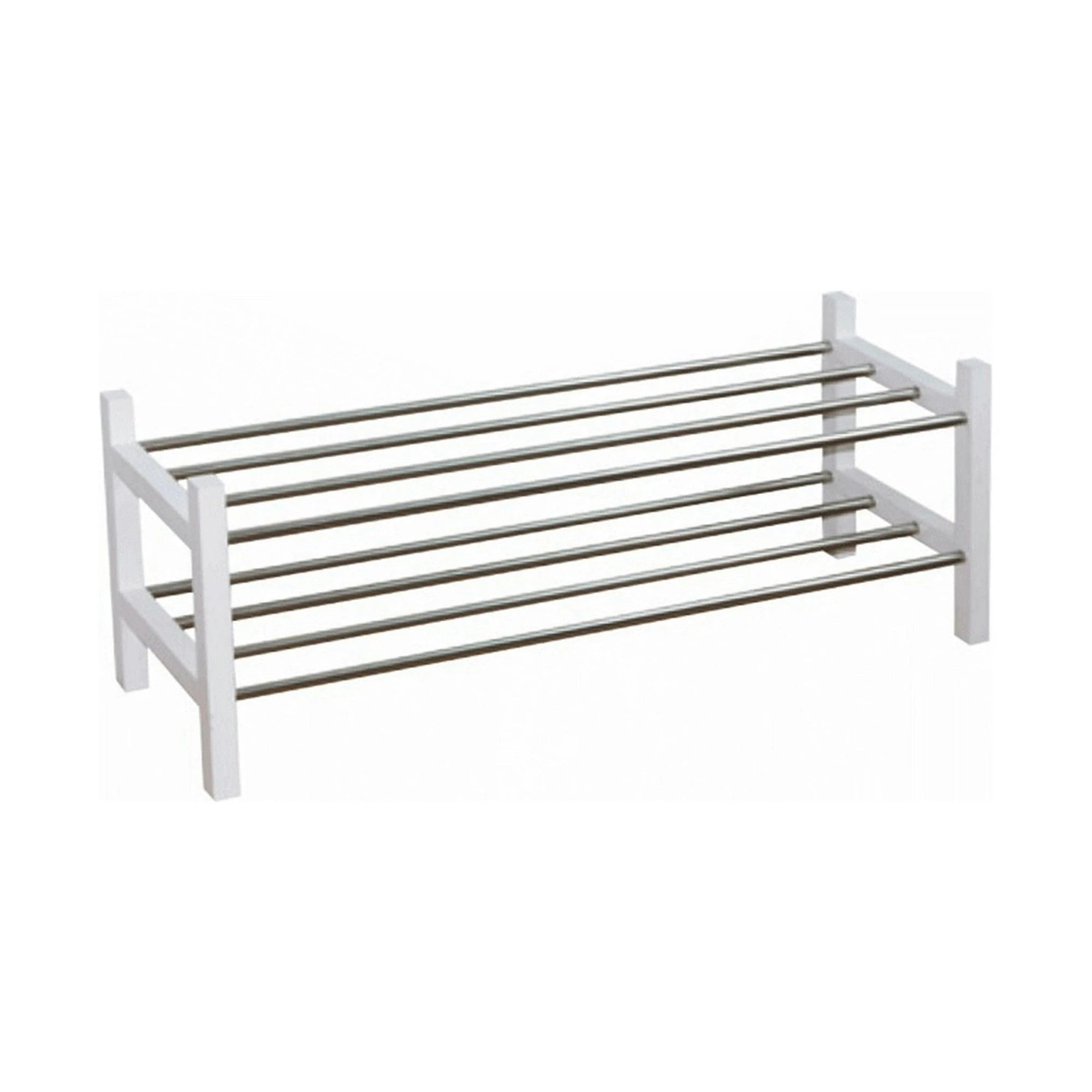 Pantofar BRESO, alb/argintiu, 100x30x37 cm