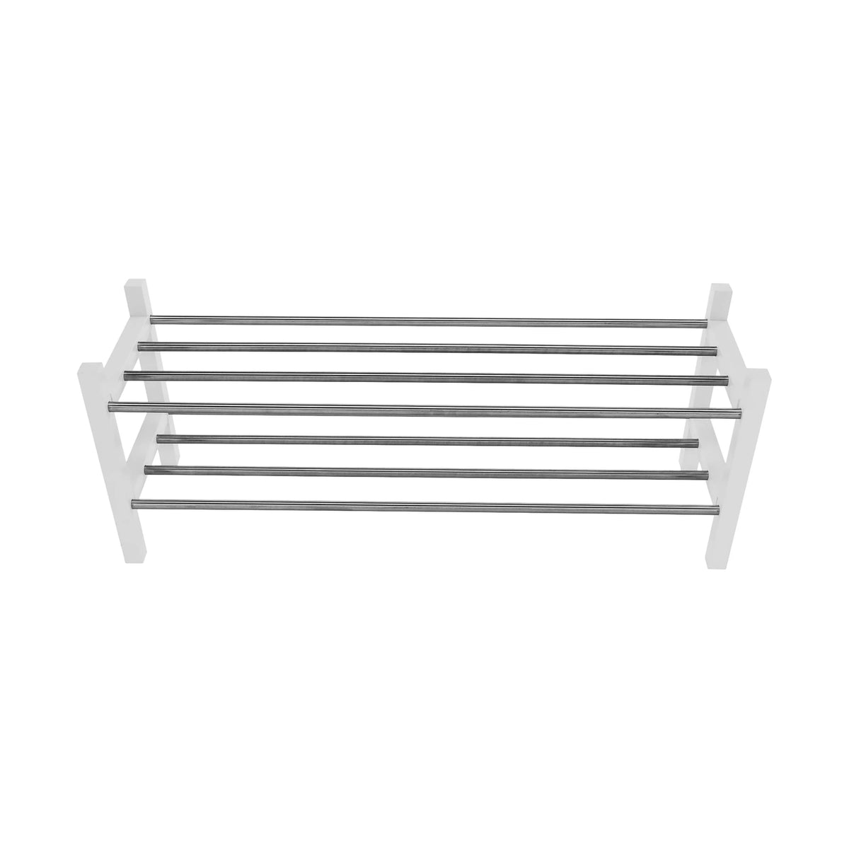 Pantofar BRESO, alb/argintiu, 100x30x37 cm