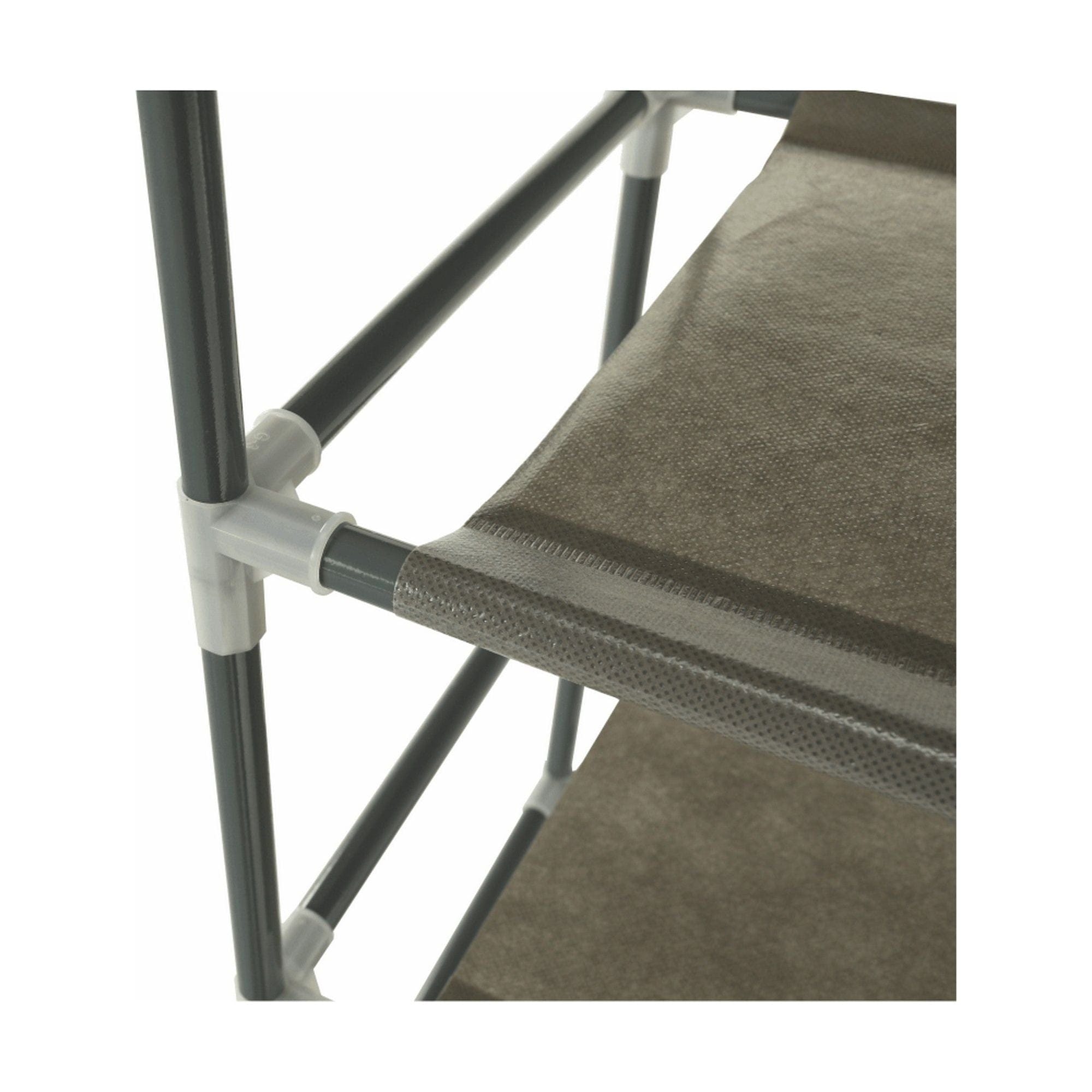 Pantofar FILOU, gri, metal/material textil, 100x27x175 cm