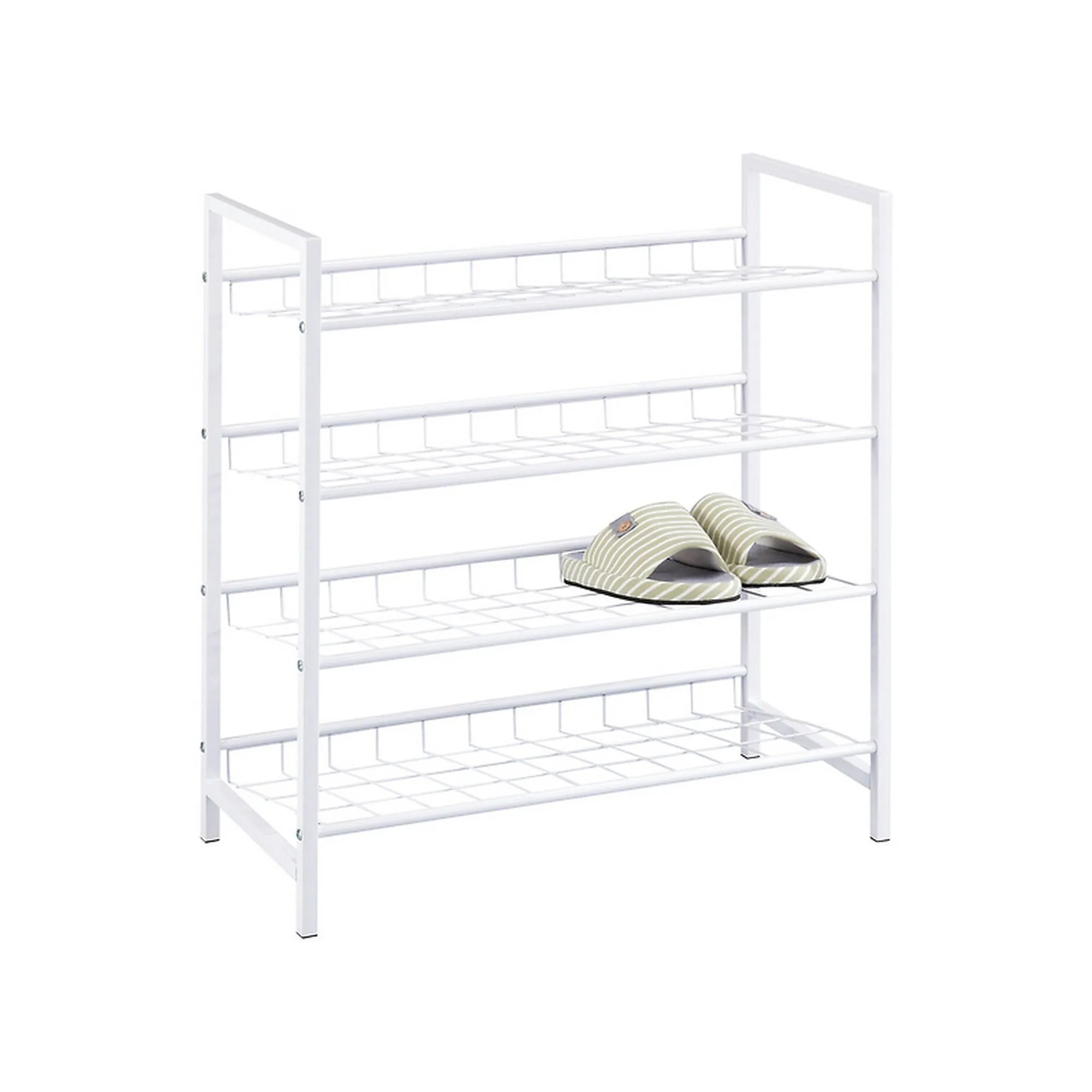 Pantofar JANA, alb, metal, 63x30x70 cm