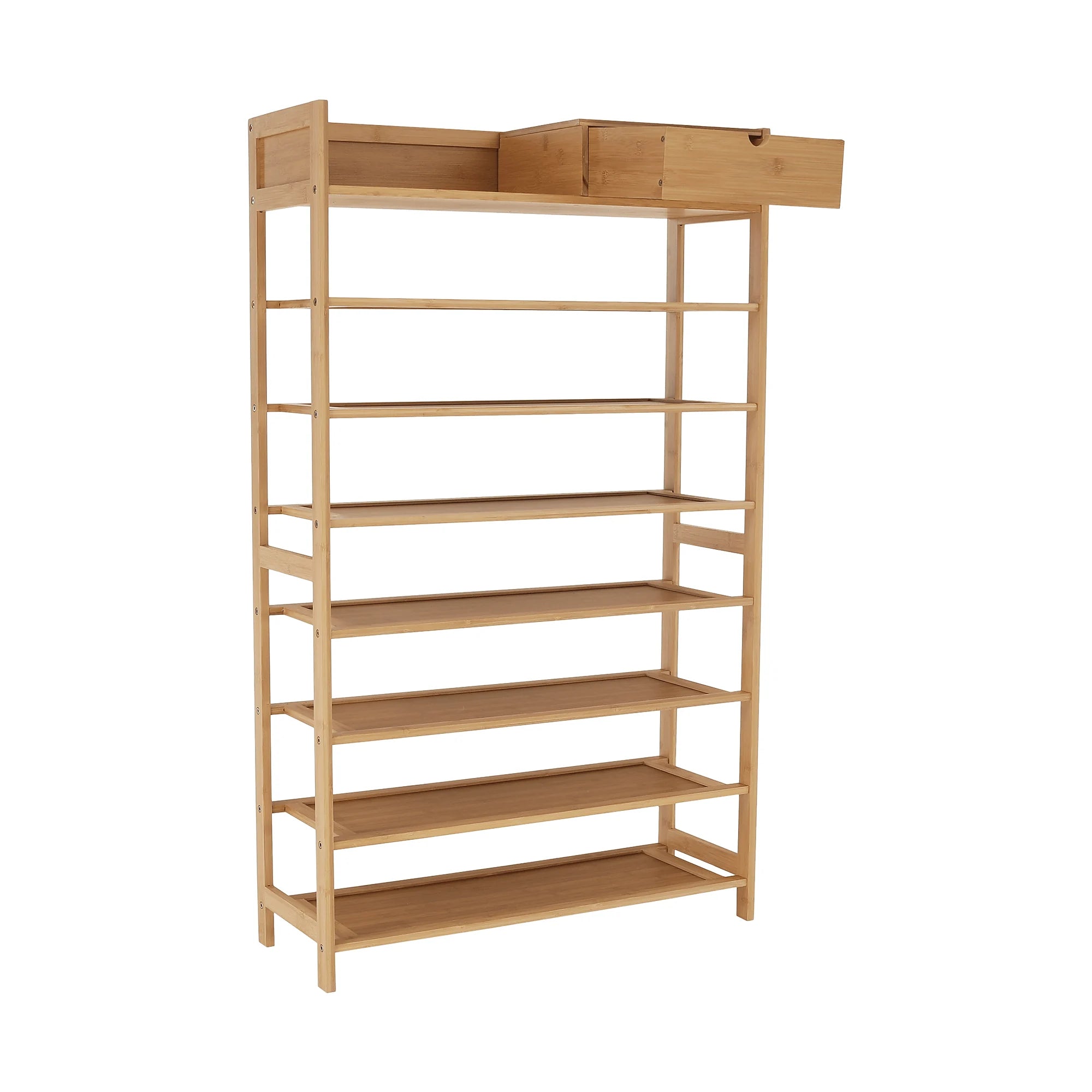 Pantofar KATLEY, bambus natural, lemn, 70x25x117 cm