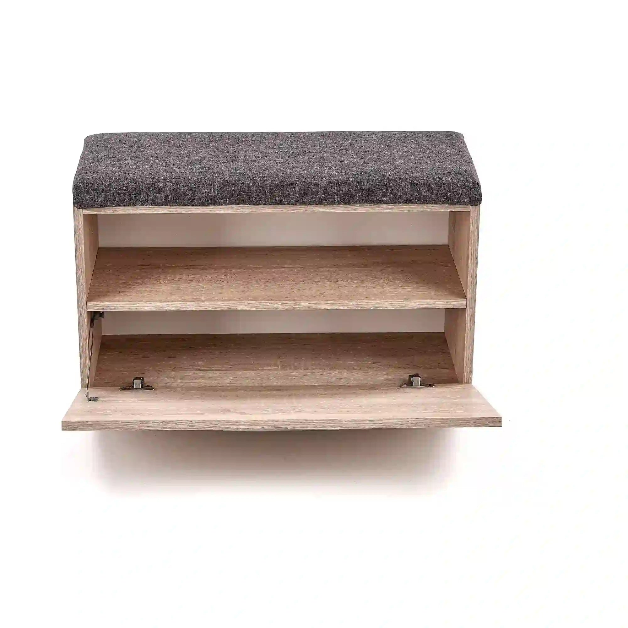 Pantofar LIMA ST2, gri/stejar sonoma, PAL laminat, 70x32x45 cm