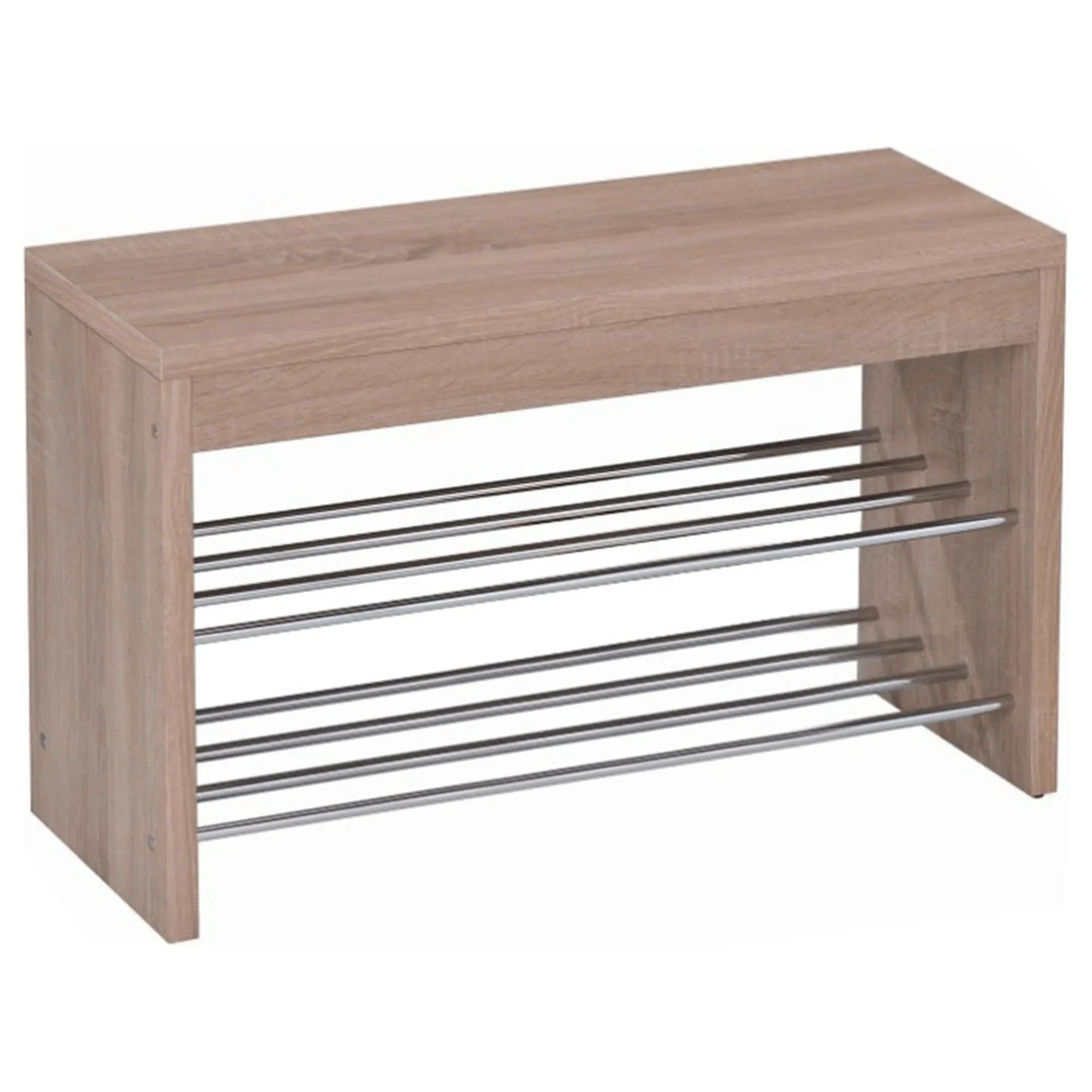 Pantofar LUSI A, stejar sonoma/crom, 80x30x47 cm