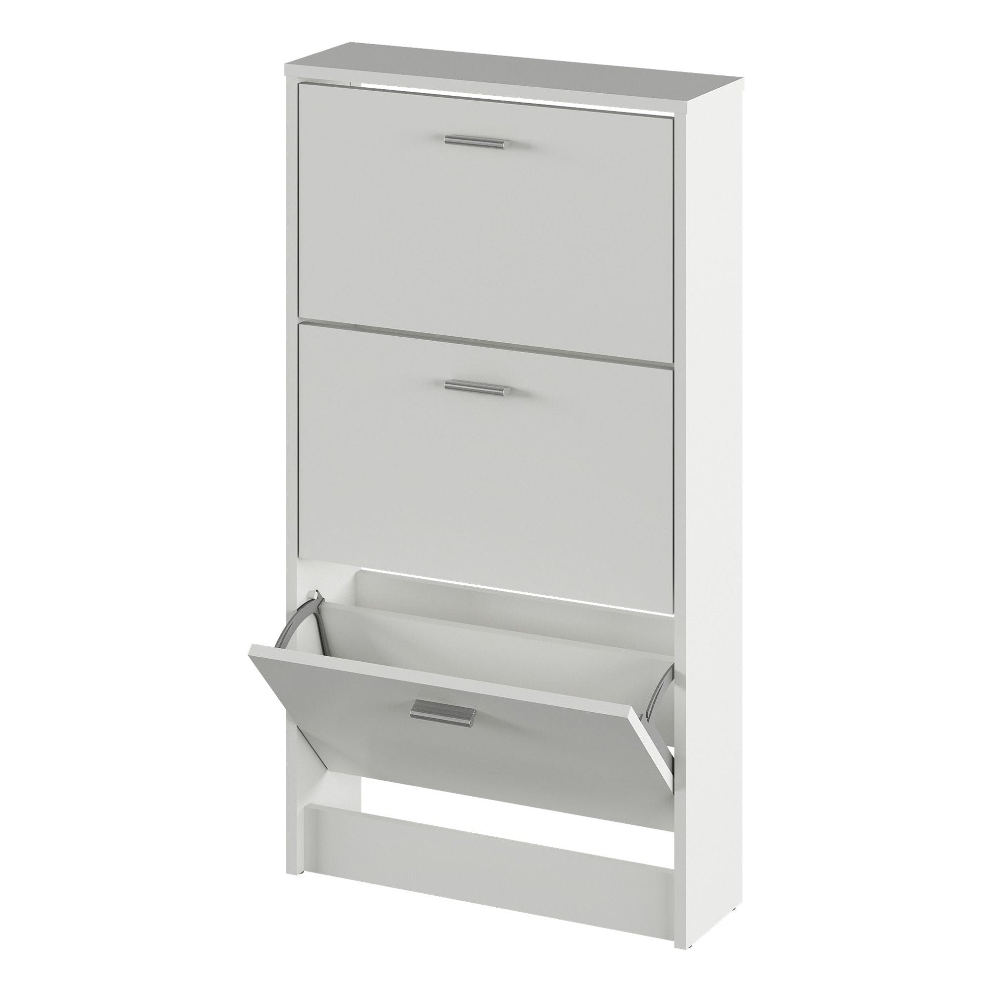 Pantofar MOBI 13, alb, DTD laminat/PAL, 58x18x107 cm