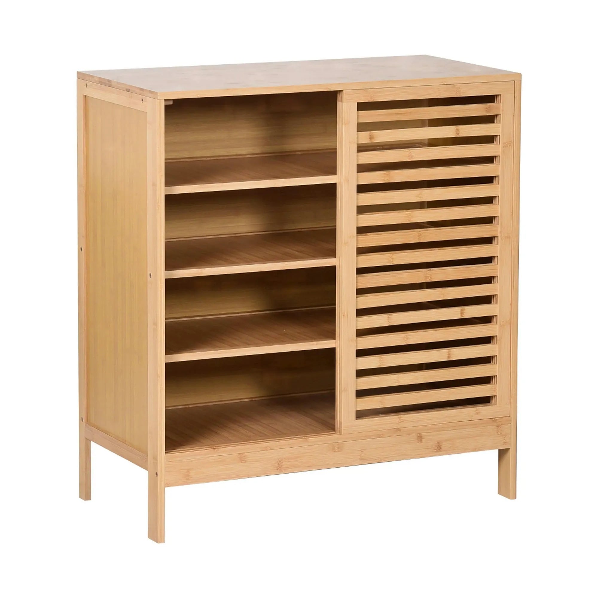 Pantofar NALDO, bambus, 80x40x88 cm