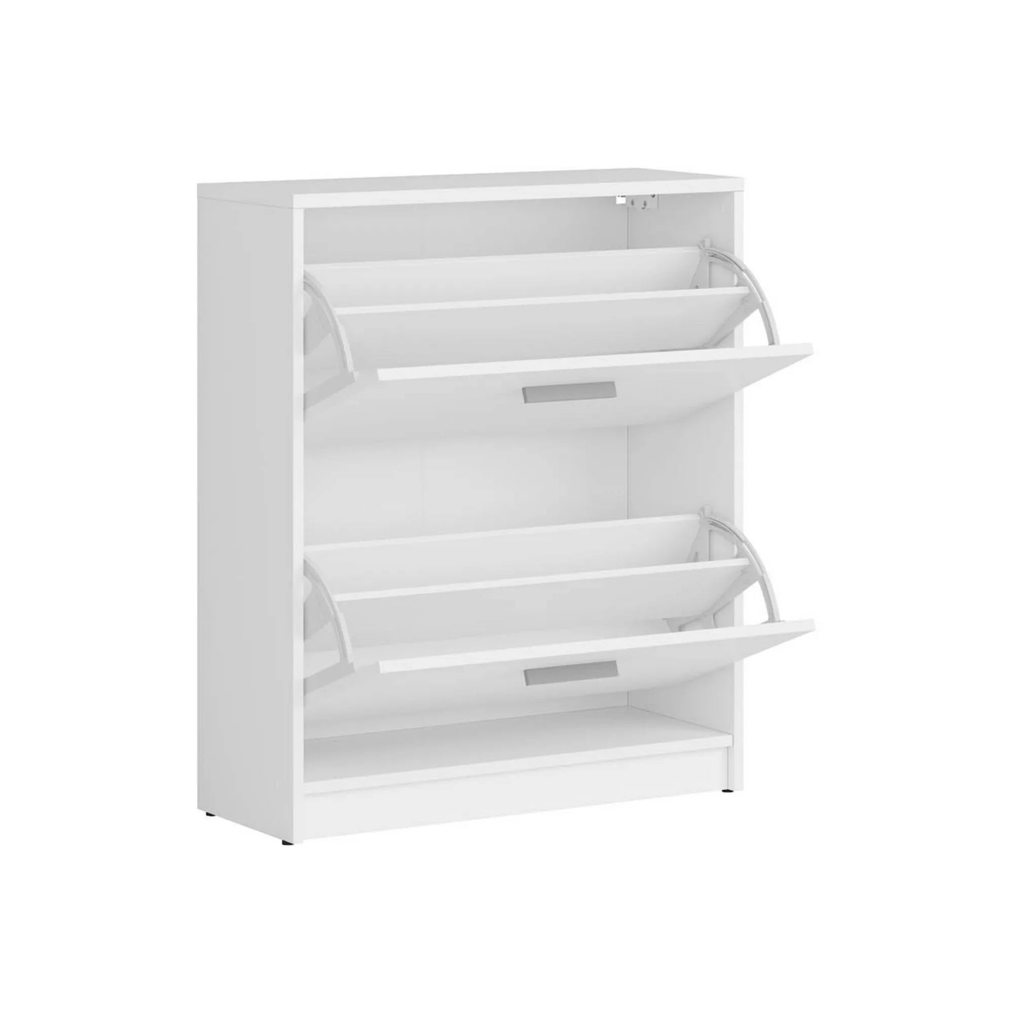 Pantofar NEPO PLUS, alb, PAL laminat, 70x28x84 cm