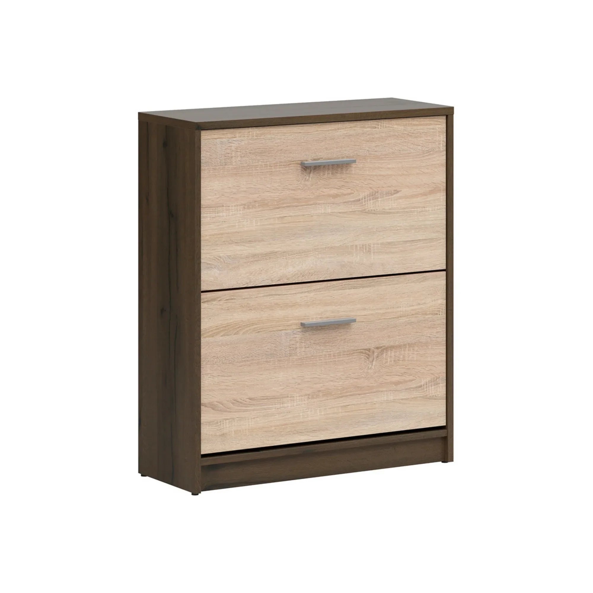 Pantofar NEPO PLUS, stejar inchis/stejar sonoma, PAL laminat, 70x28x84 cm