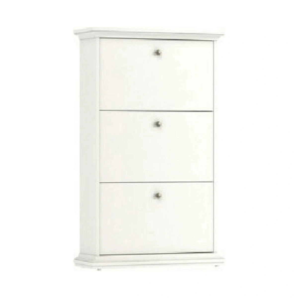 Pantofar PARIS, alb, PAL infoliat, 78x28x128 cm