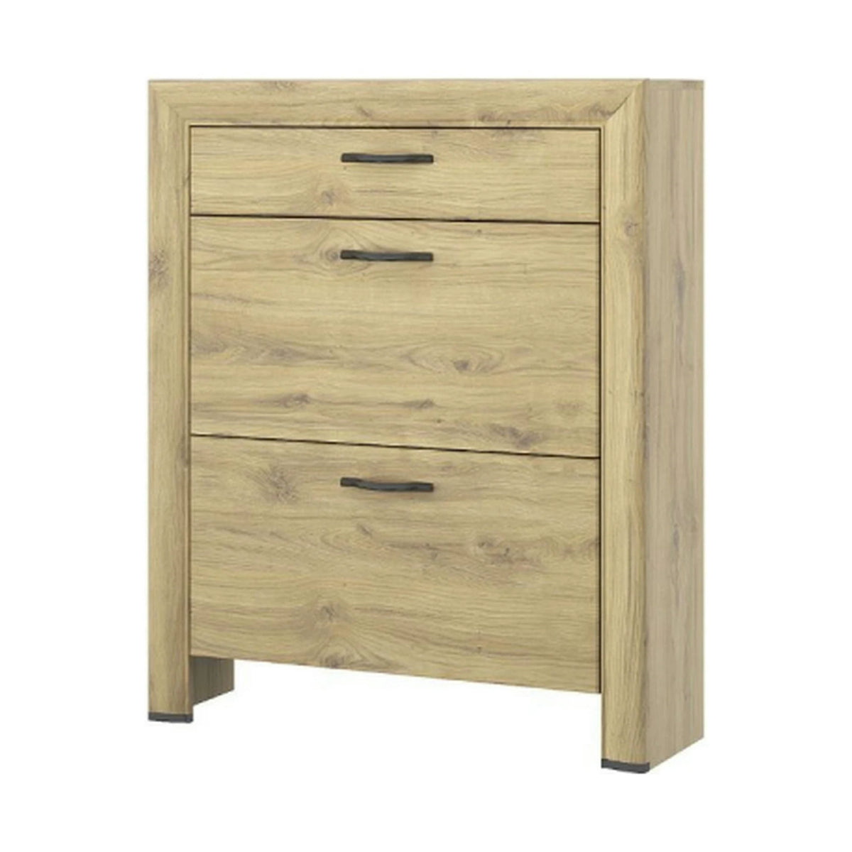 Pantofar SAPORI, stejar navarra, PAL laminat, 93x29x112 cm