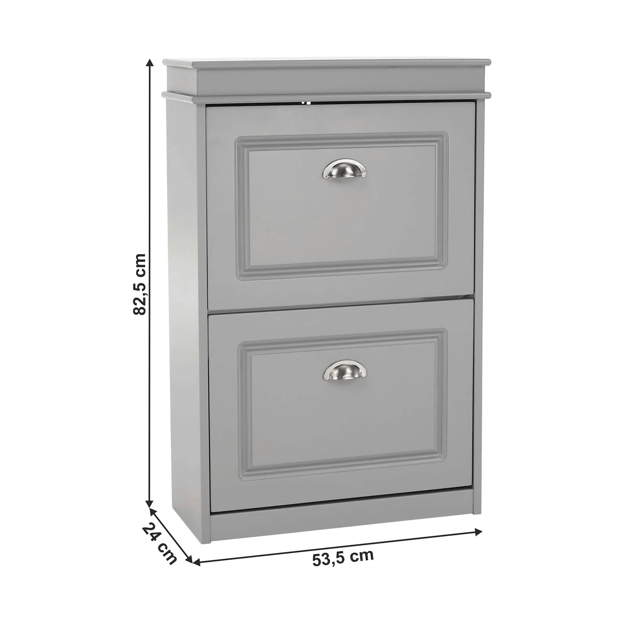 Pantofar SEBER TYP 1, gri, PAL, 54x24x83 cm