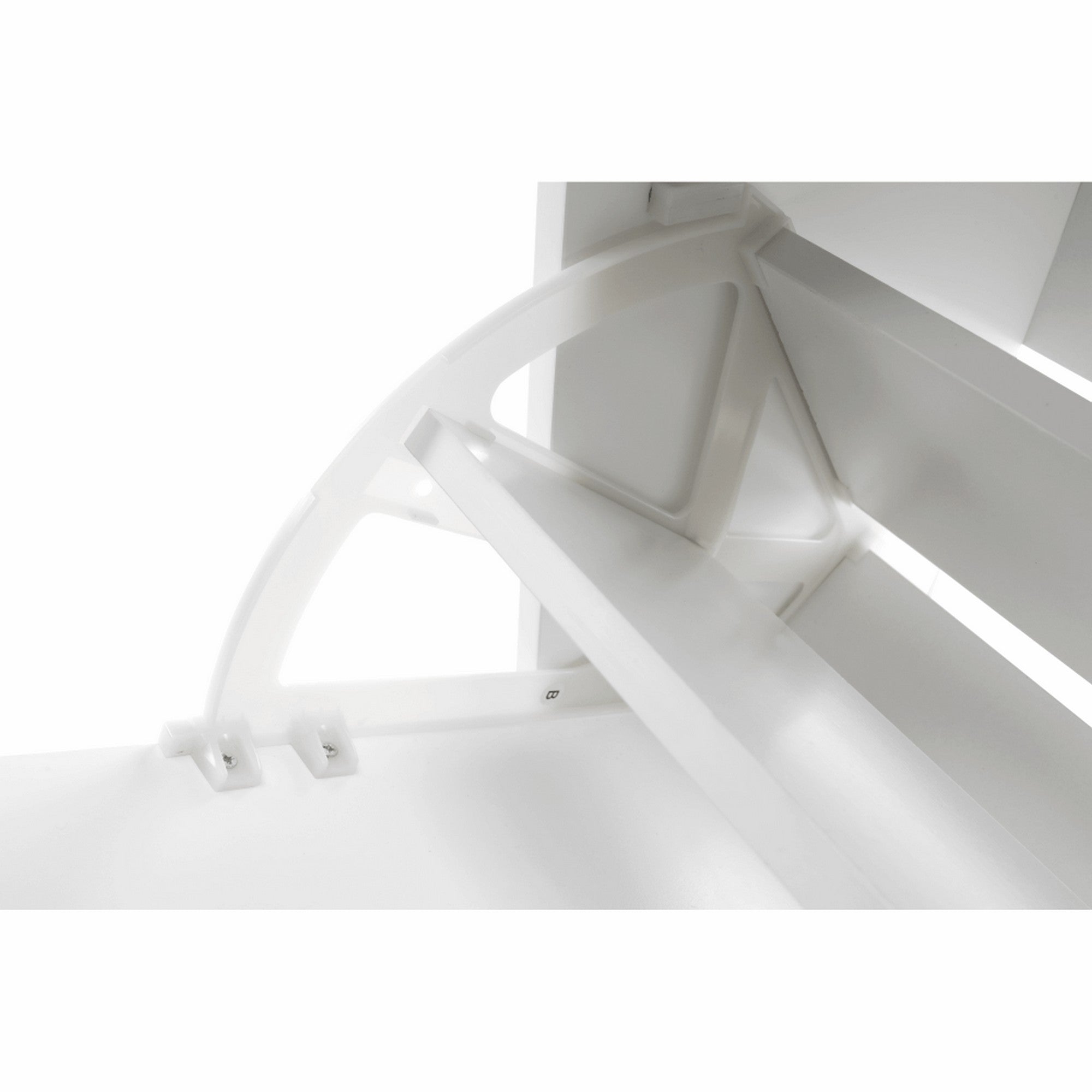 Pantofar SEBER TYP 2, alb, PAL, 54x24x117 cm