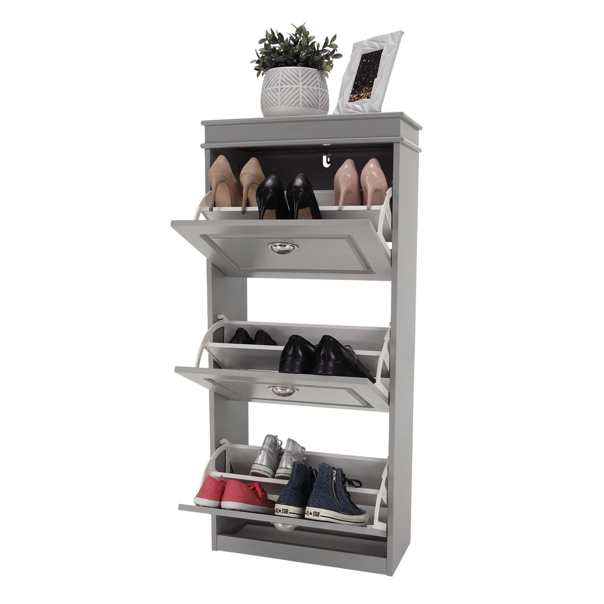 Pantofar SEBER TYP 2, gri, PAL, 54x24x117 cm