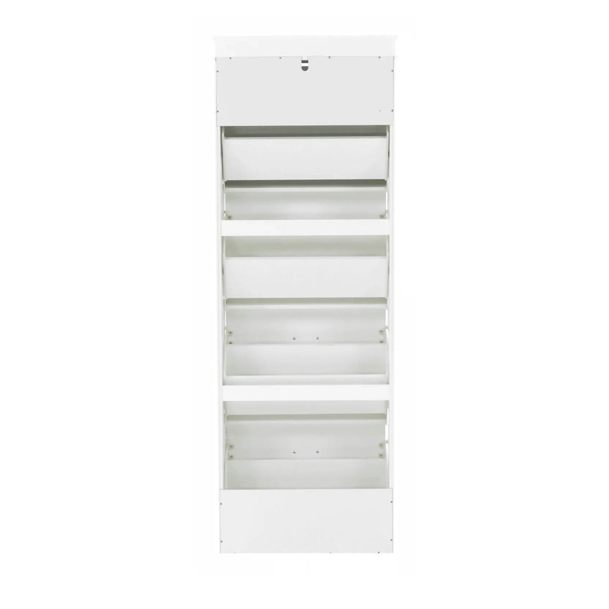 Pantofar SEBER TYP 3, alb, PAL, 54x24x152 cm