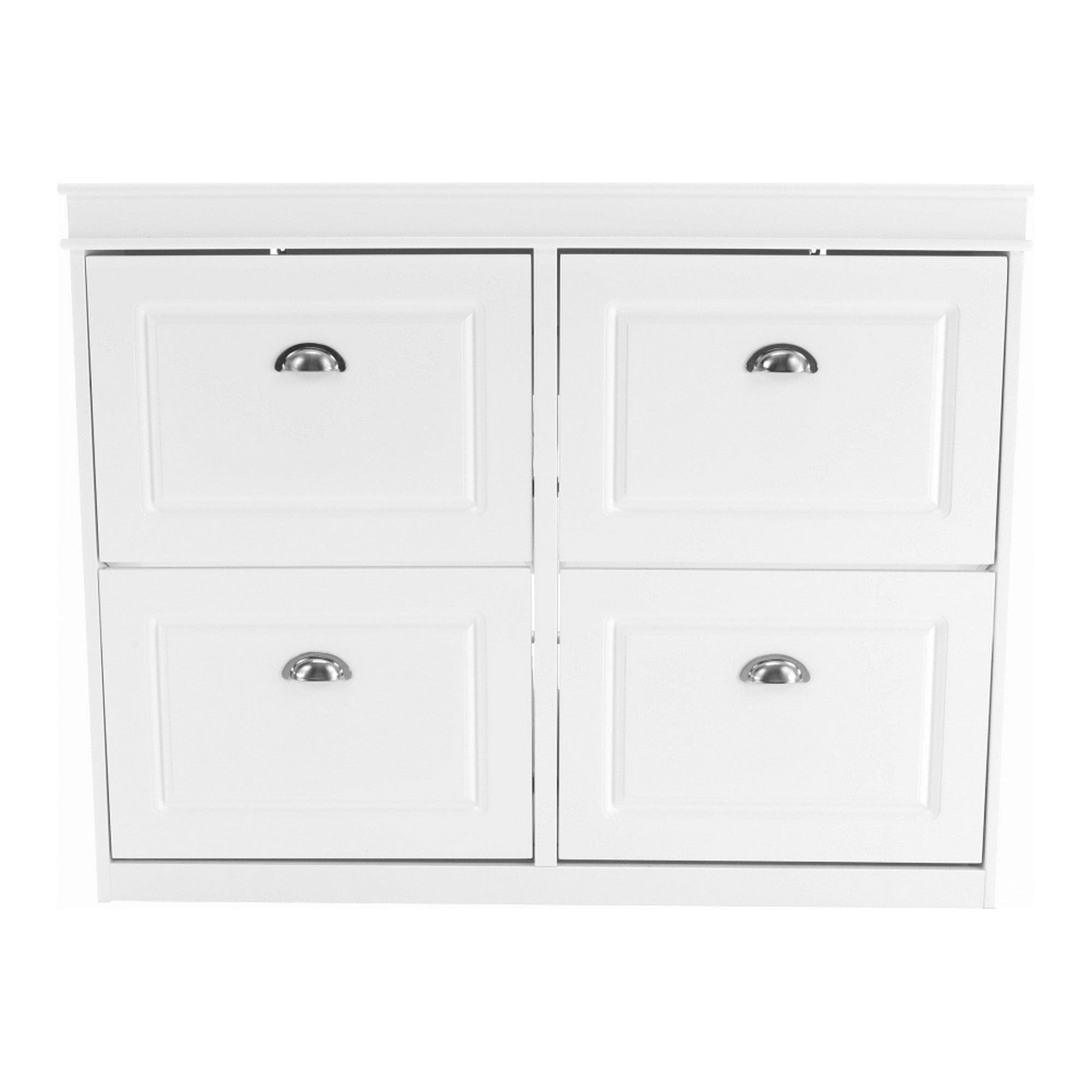 Pantofar SEBER TYP 5, alb, PAL, 105x24x82.5 cm