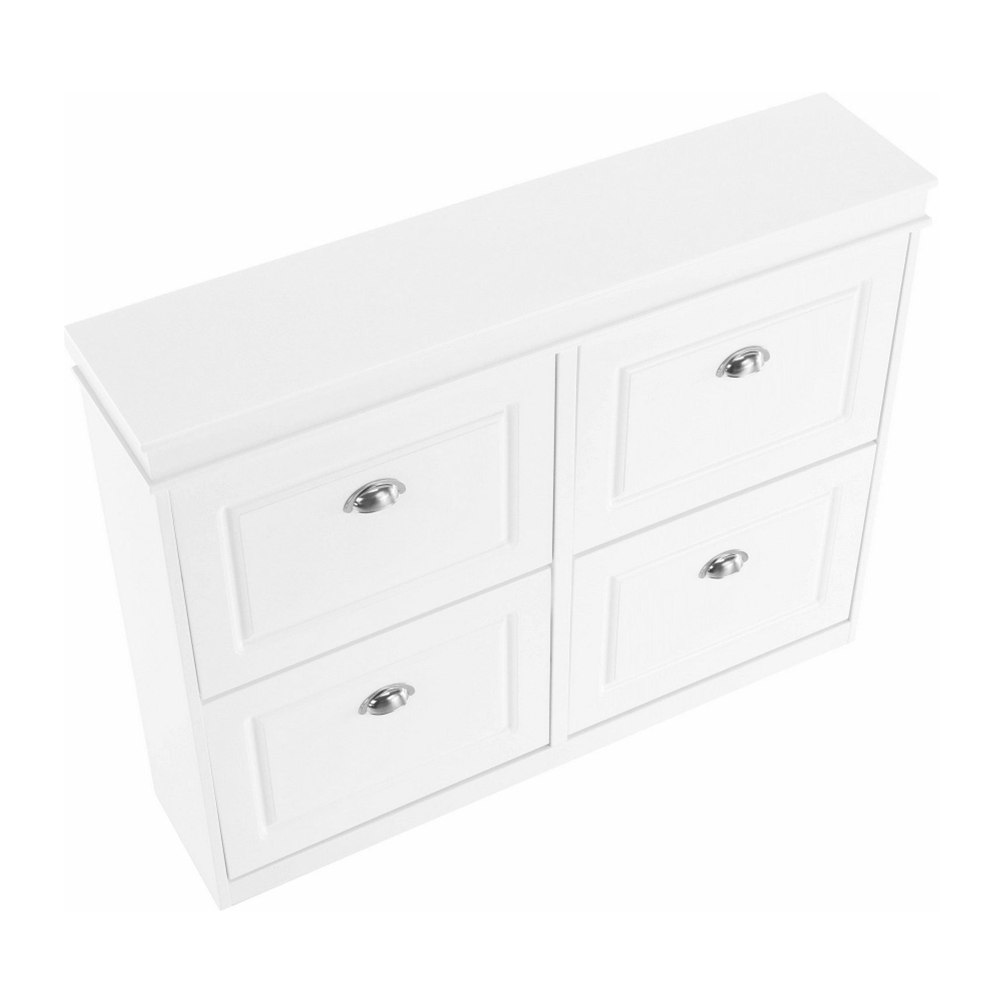 Pantofar SEBER TYP 5, alb, PAL, 105x24x82.5 cm