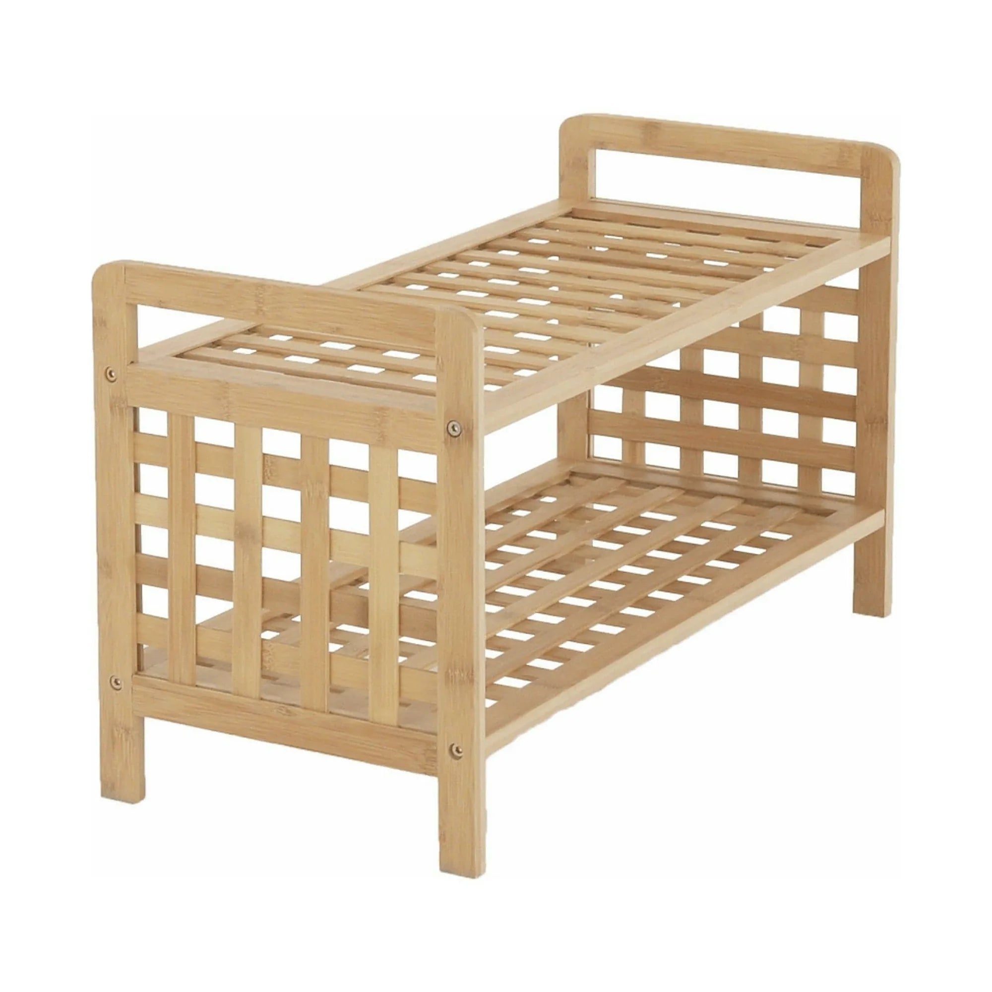 Pantofar SOVETO TYP 1, bambus natural, lemn bambus lacuit, 60x28x35 cm
