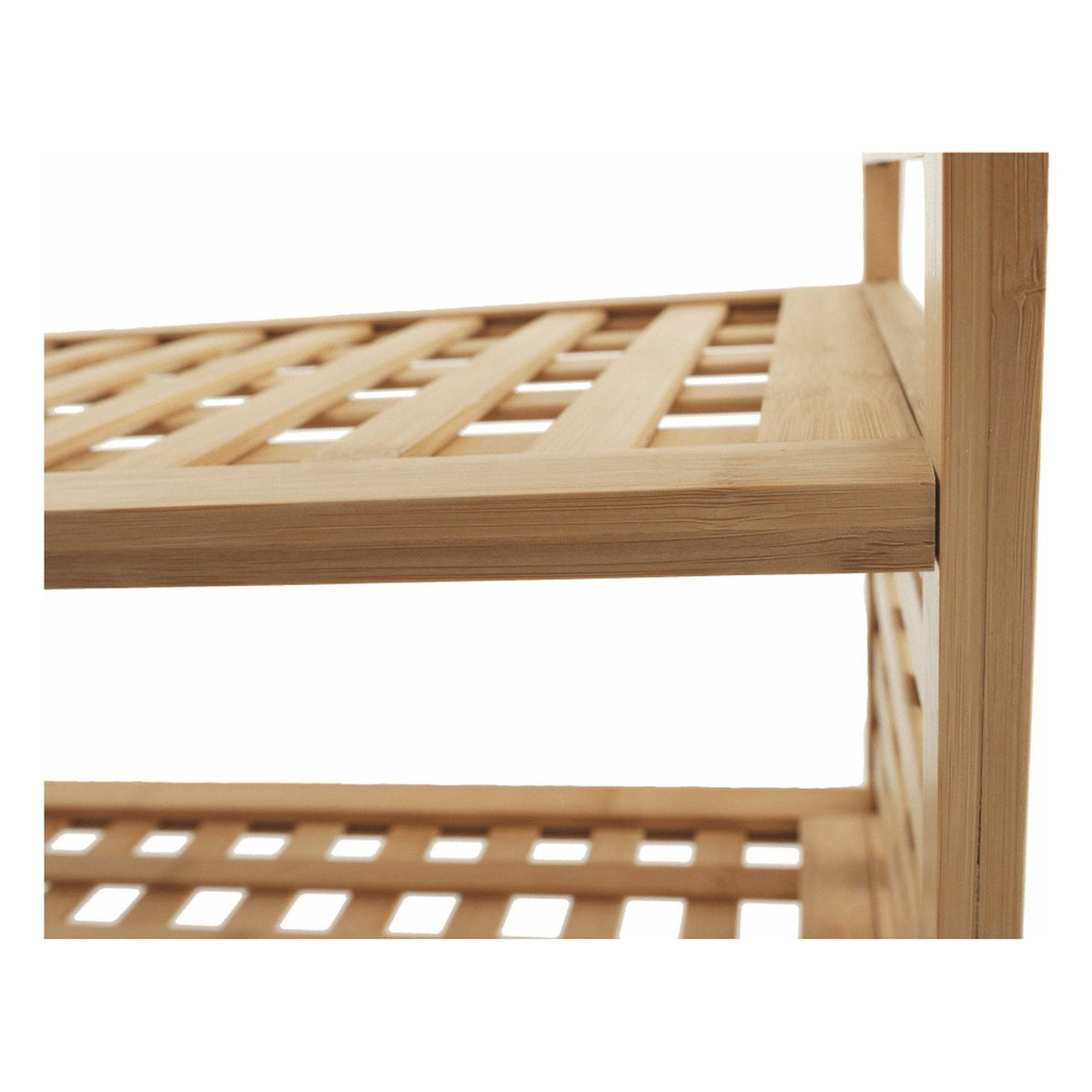 Pantofar SOVETO TYP 1, bambus natural, lemn bambus lacuit, 60x28x35 cm