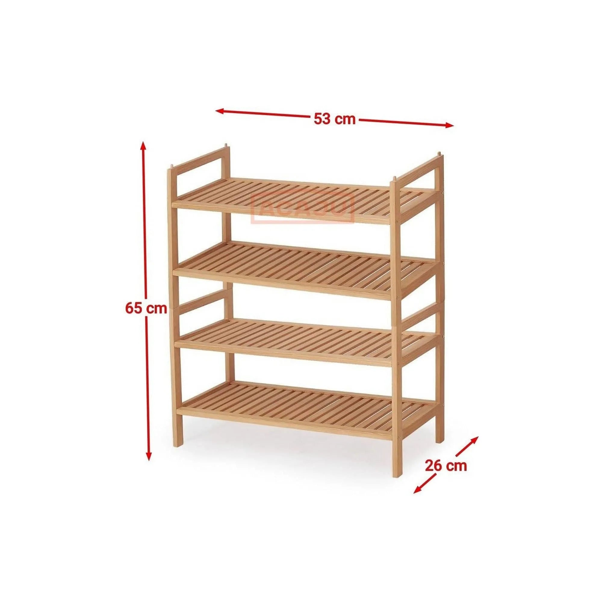 Pantofar ST8, stejar natural, lemn, 53x26x65 cm