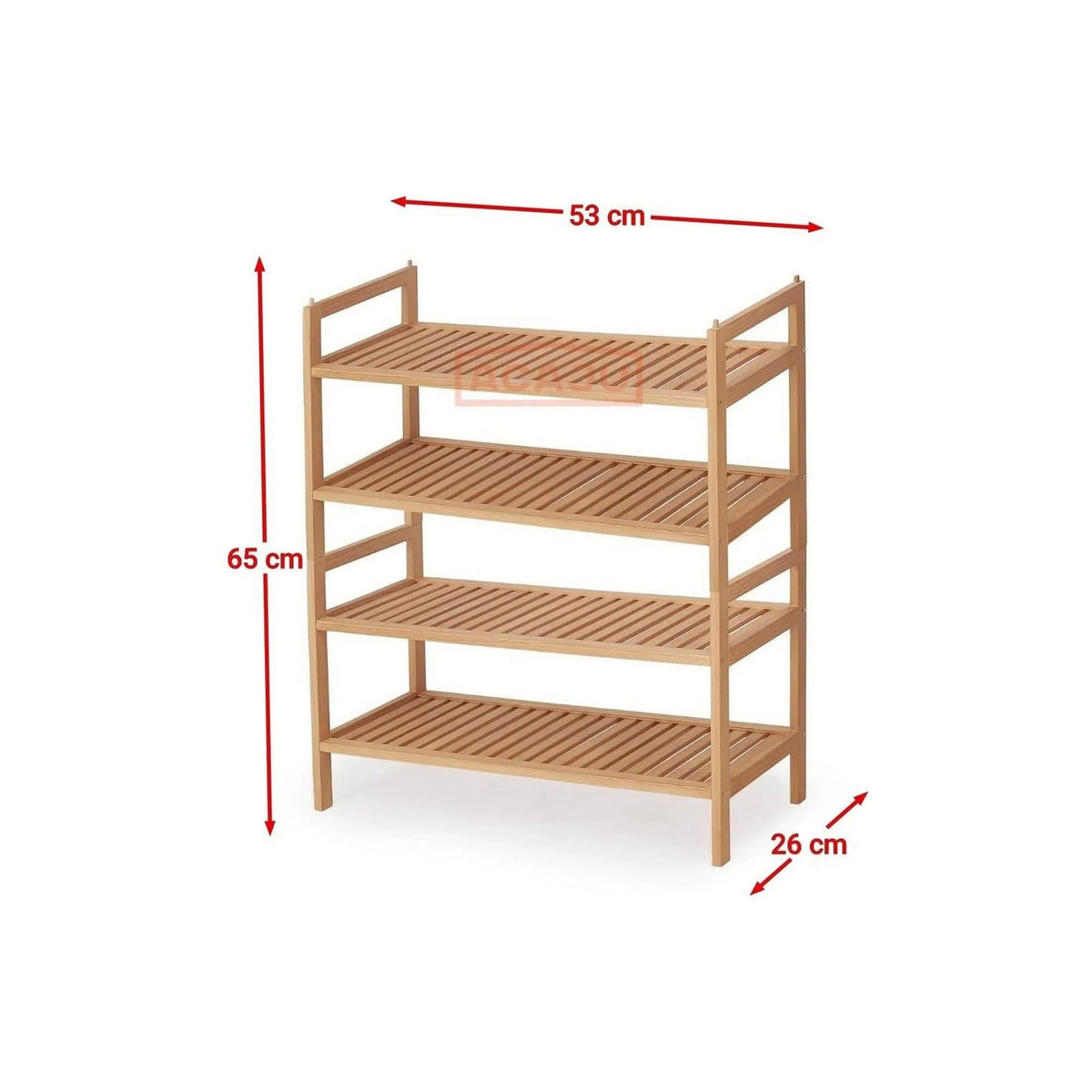 Pantofar ST8, stejar natural, lemn, 53x26x65 cm
