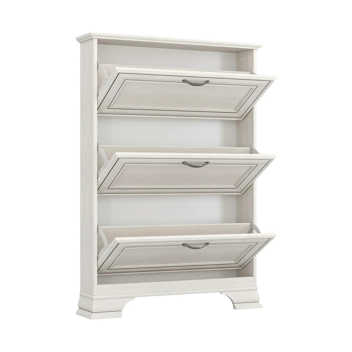 Pantofar TIFFANY II, grej, PAL laminat, 84x18x120 cm