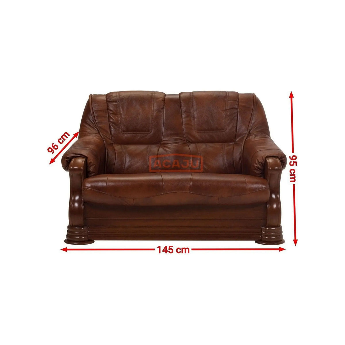 Set canapea extensibila si fotoliu PARMA 321 pachet special din piele naturala