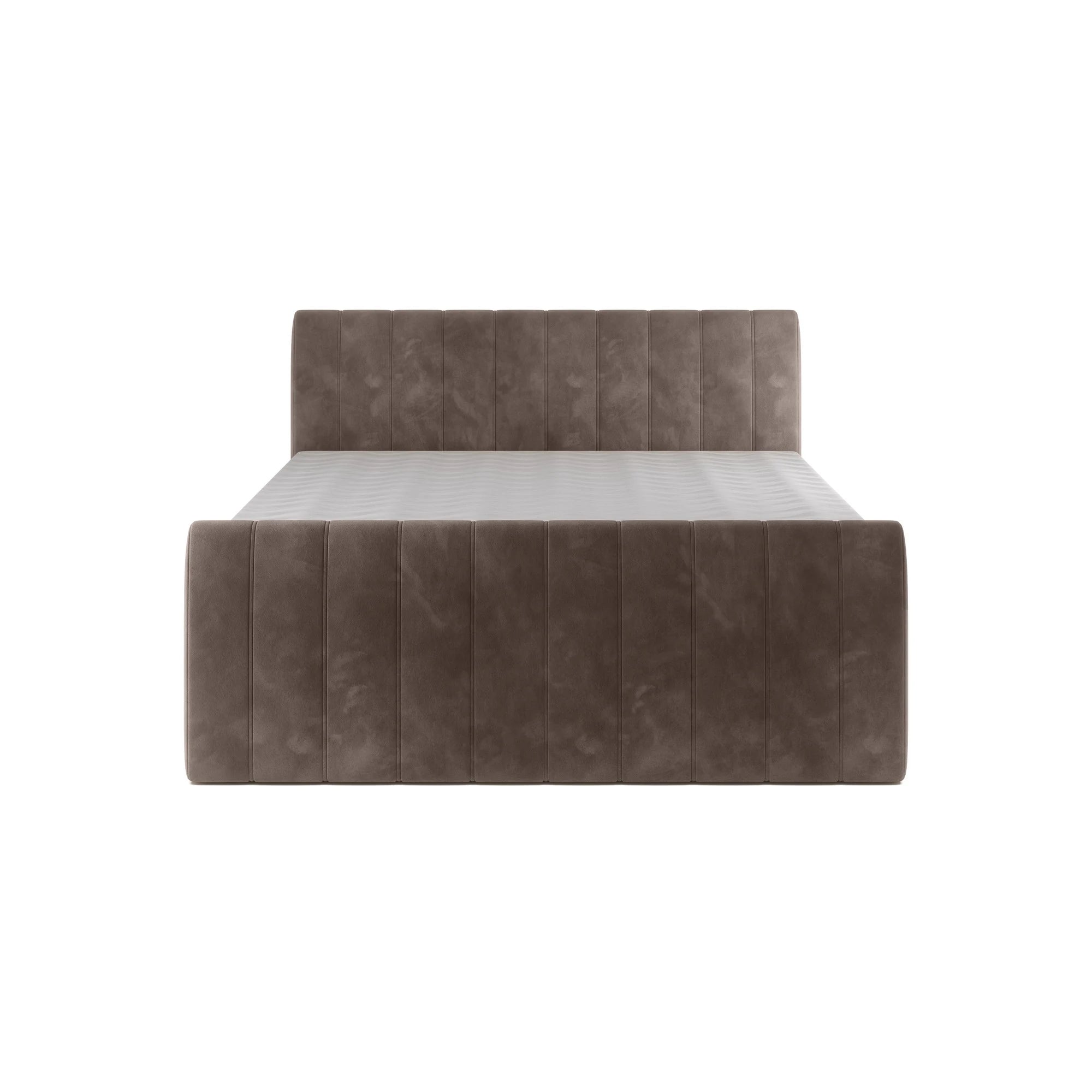 Pat boxspring CARINA 140x200, personalizabil materiale gama Oferta Avantaj, cu spatiu depozitare, saltele si topper