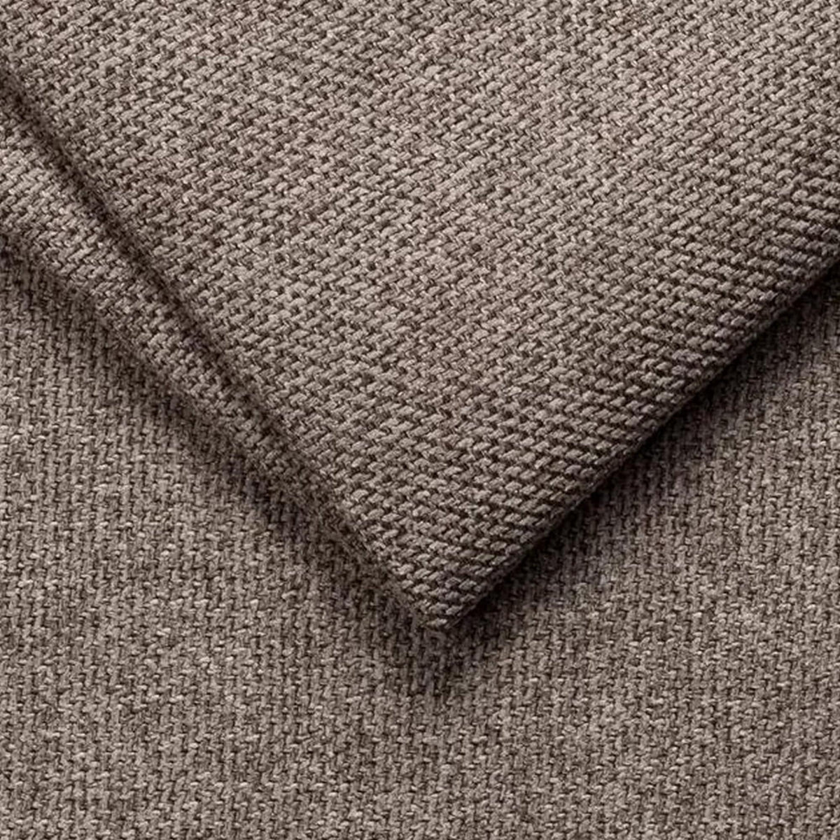 Pat boxspring FRESCO 160x200, stofa clasica maro - Austin 04, cu saltele, topper si 2 lazi pentru depozitare