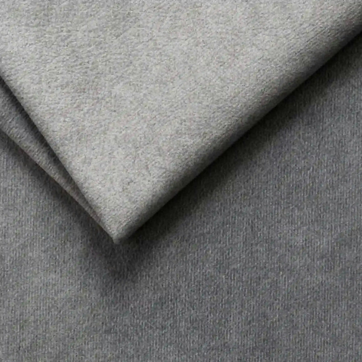 Pat boxspring MADISON 180x200, stofa catifelata gri - Salvador 14, cu saltele si topper