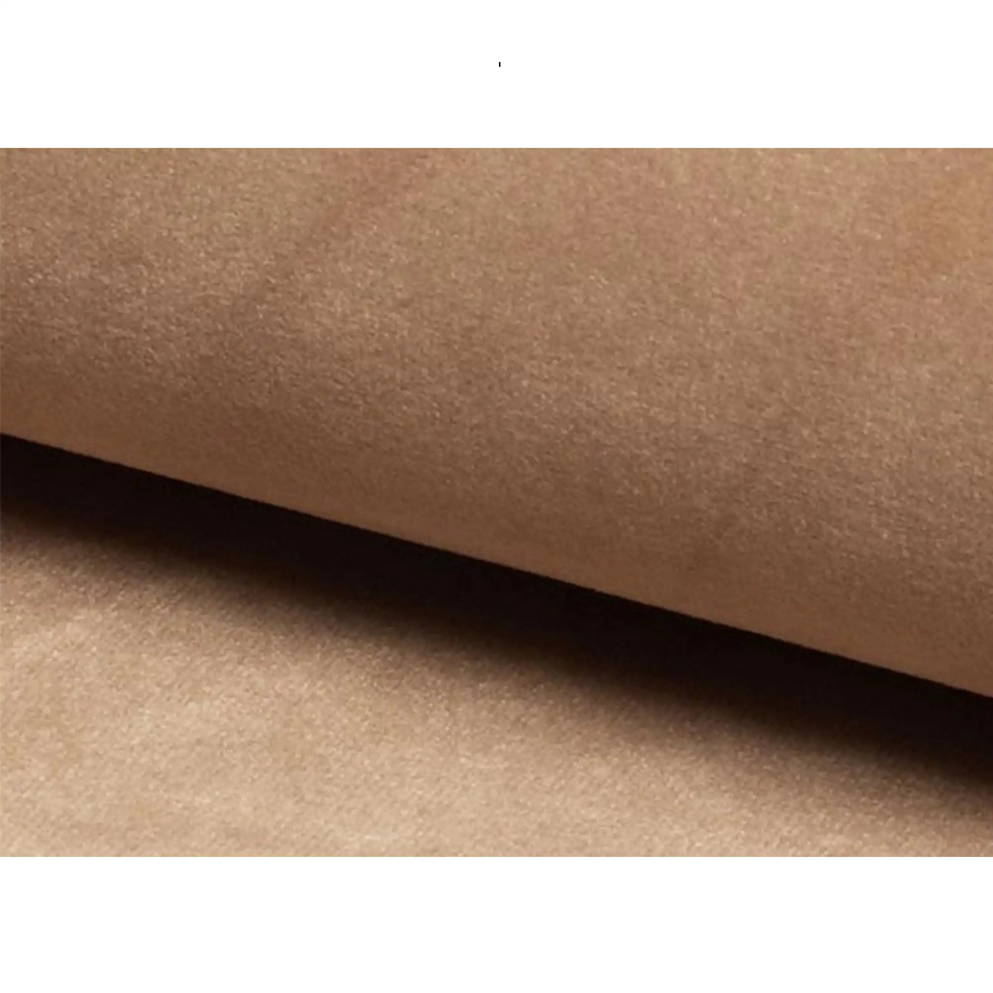 Pat COLUMBIA 160x200, stofa catifelata bej - Bluvel 28, cu somiera si spatiu depozitare