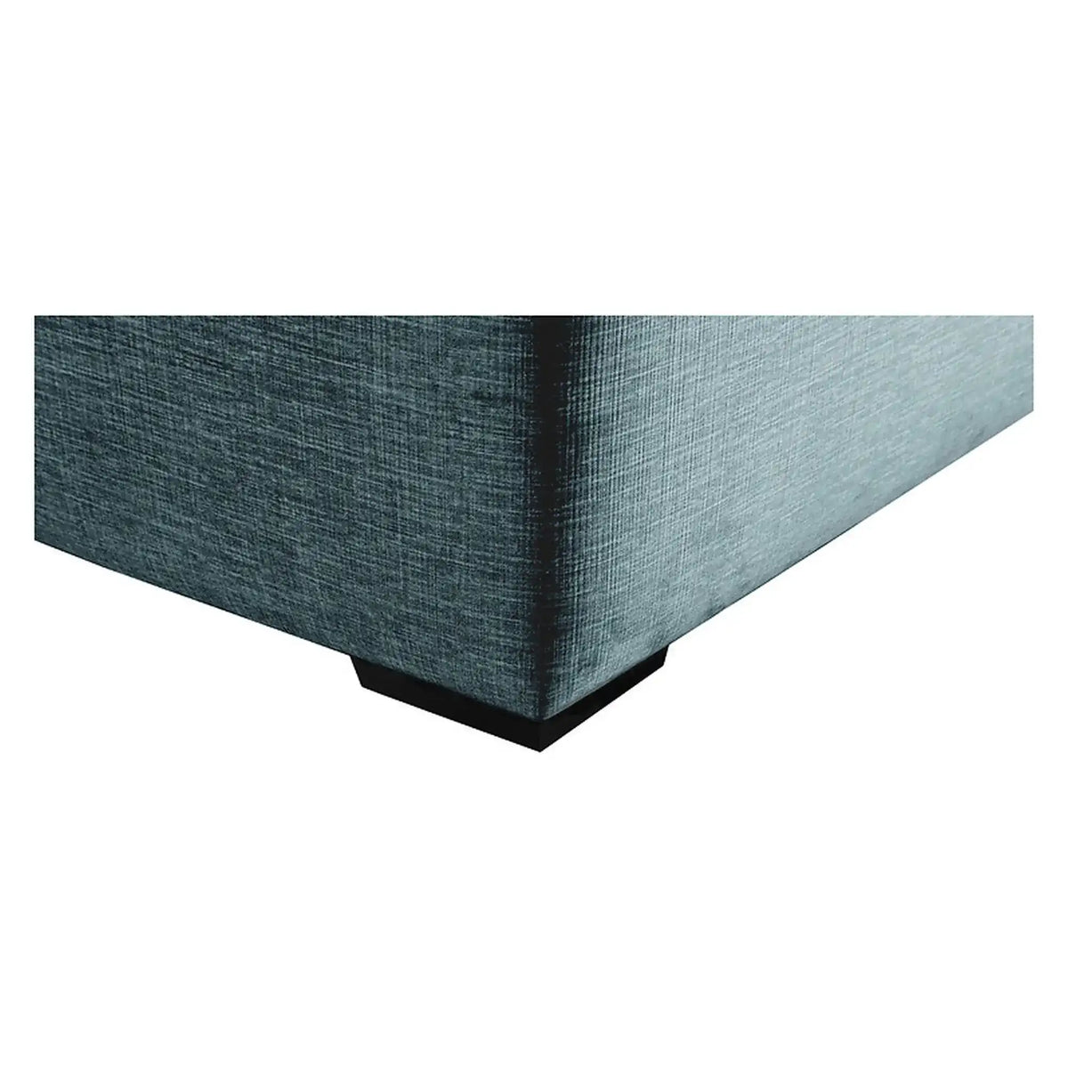 Pat ELLA 160x200, stofa catifelata verde menta - Voss 84, cu somiera si spatiu depozitare