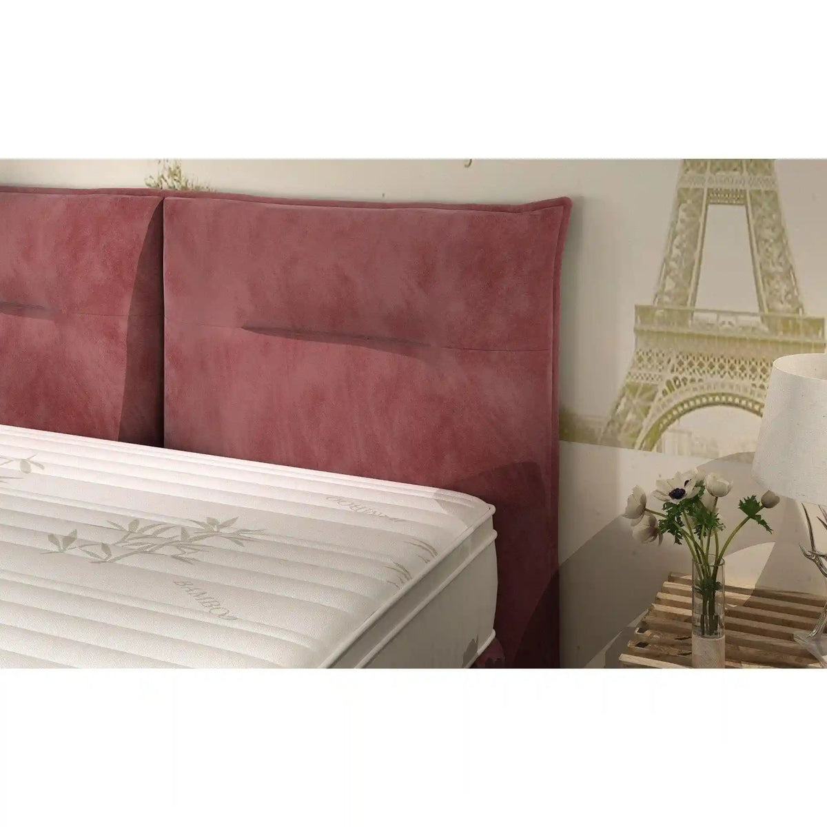 Pat FOG 140x200, personalizabil materiale gama Premium, cu suport pentru saltea