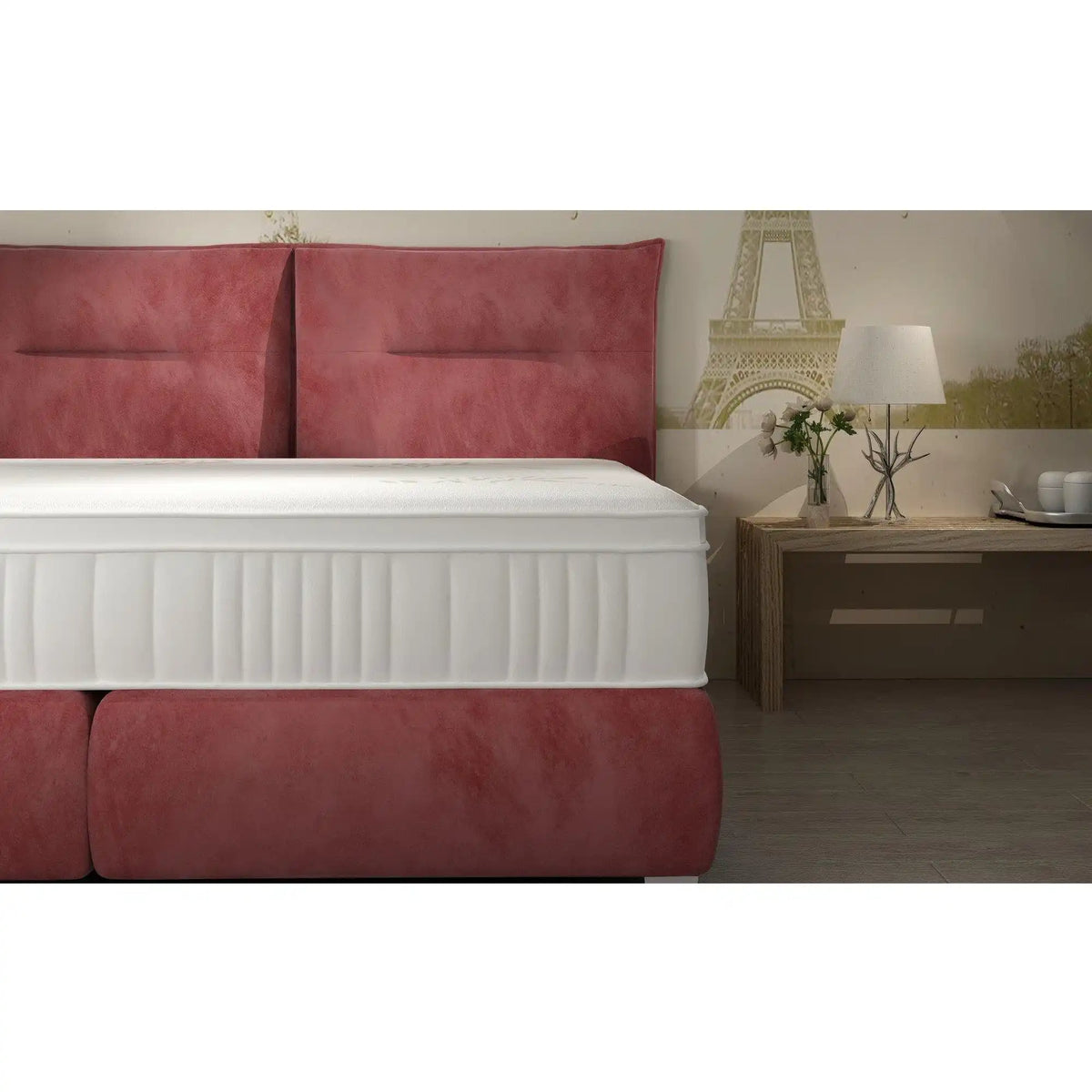 Pat FOG 180x200, personalizabil materiale gama Oferta Avantaj, cu suport pentru saltea