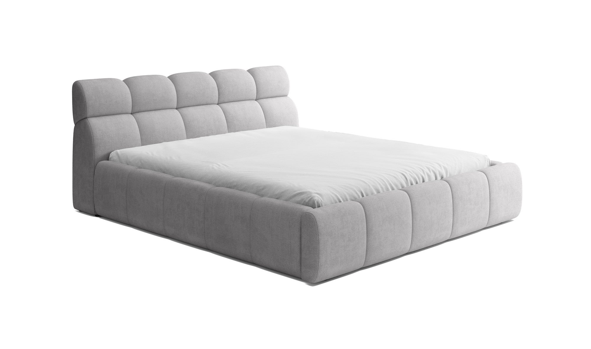 Pat GIULIA 160x200, personalizabil materiale Gama Premium, cu spatiu depozitare, somiera metalica si pistoane