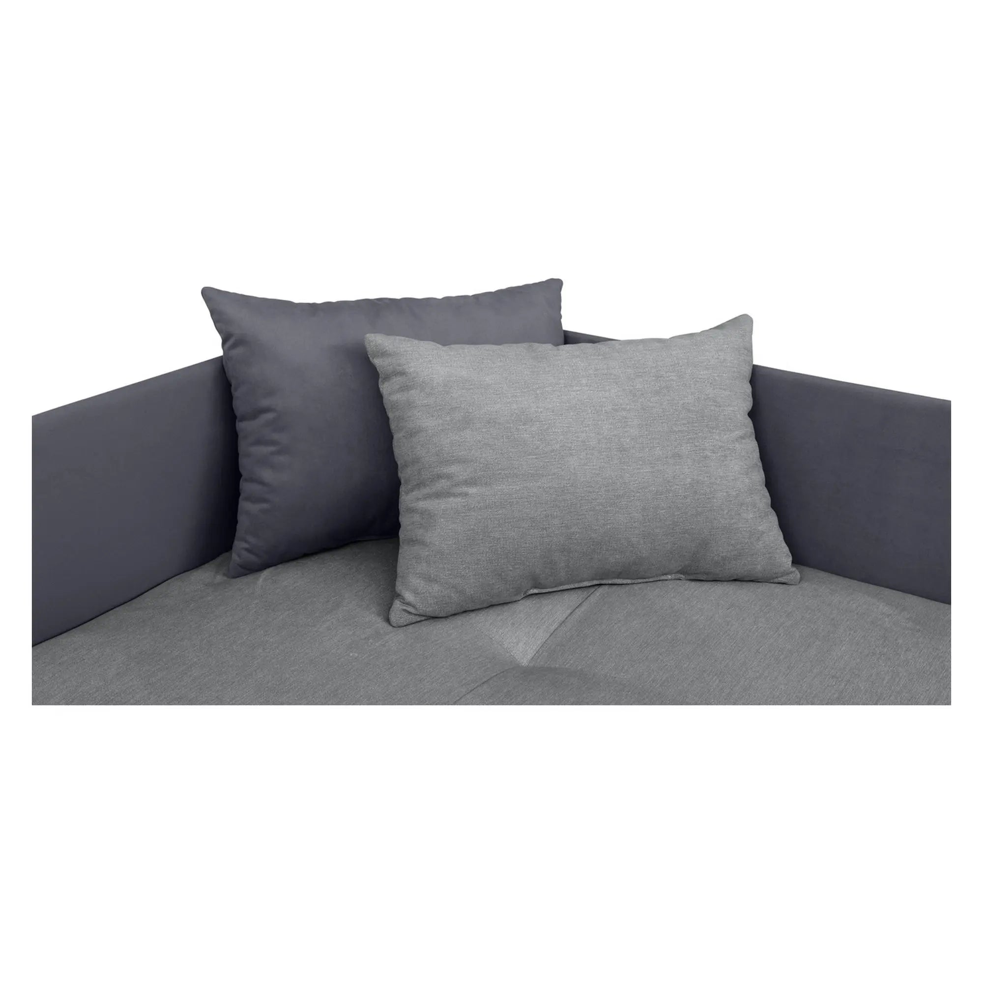 Pat KELO, stofa catifelata gri - Matrix 16, cu saltea, somiera si spatiu depozitare