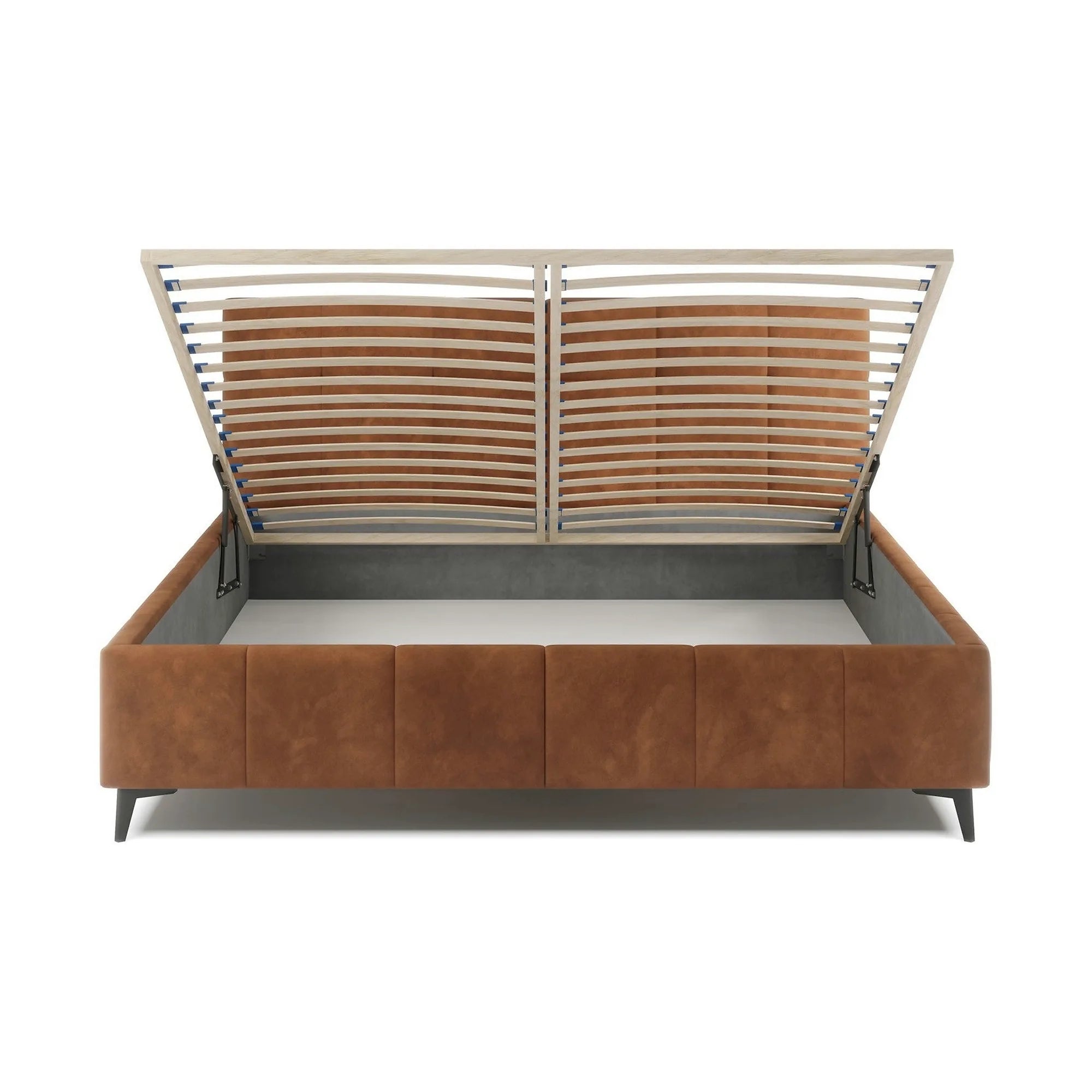 Pat NAOMI SR 140x200, personalizabil, somiera metalica si sistem de reglare