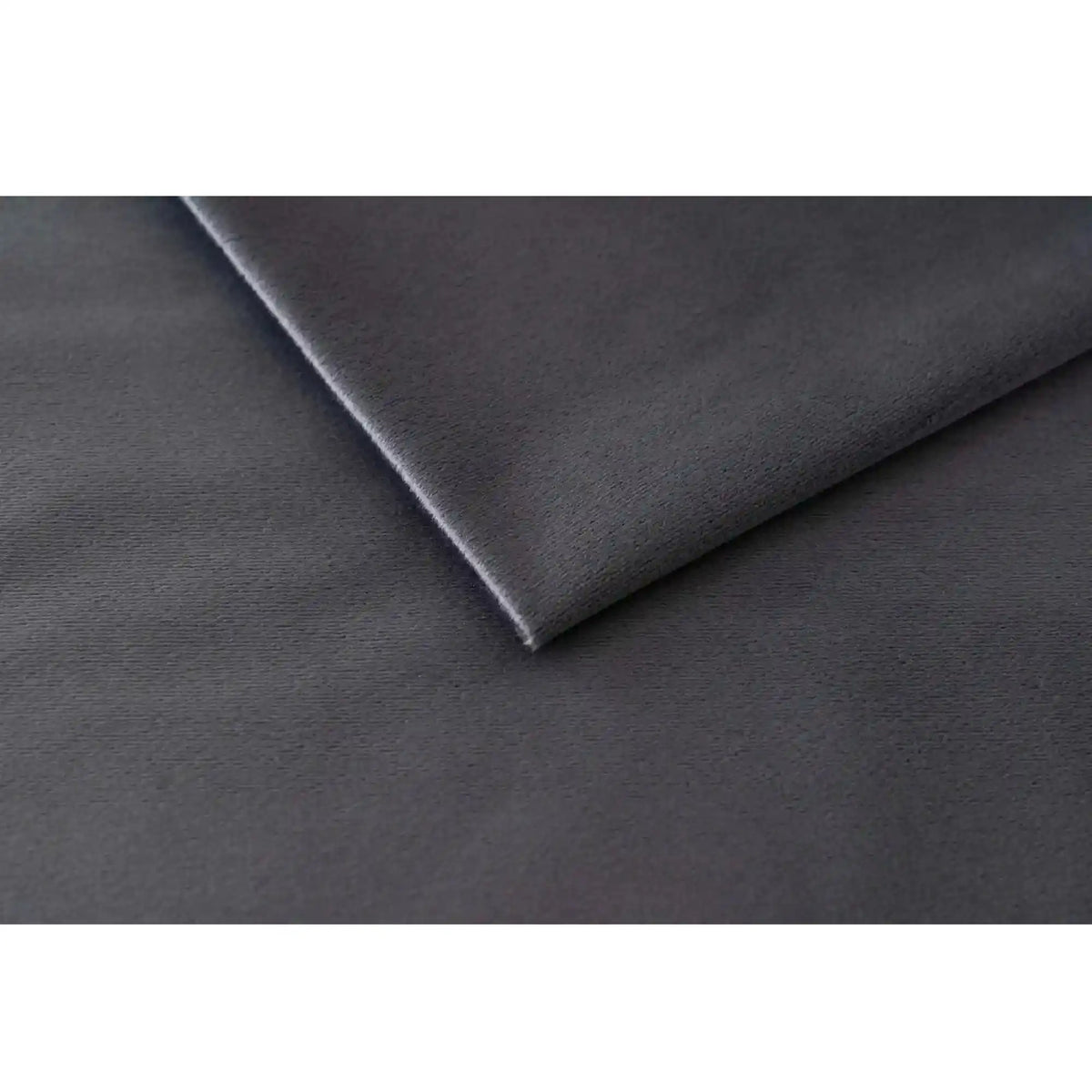 Pat PARIS 160x200, stofa catifelata gri - Nil 18, cu somiera si spatiu depozitare