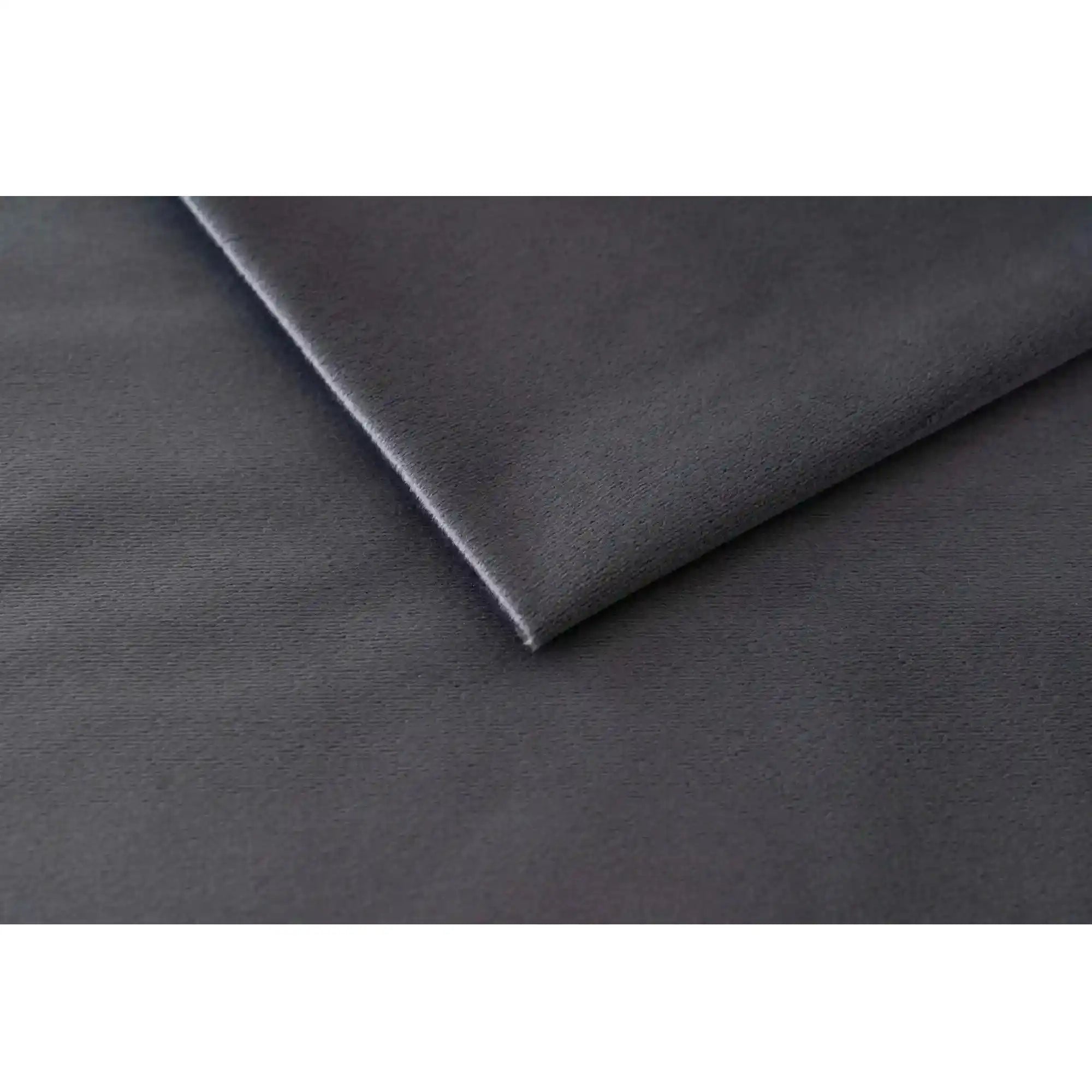 Pat PARIS 160x200, stofa catifelata gri - Nil 18, cu somiera si spatiu depozitare